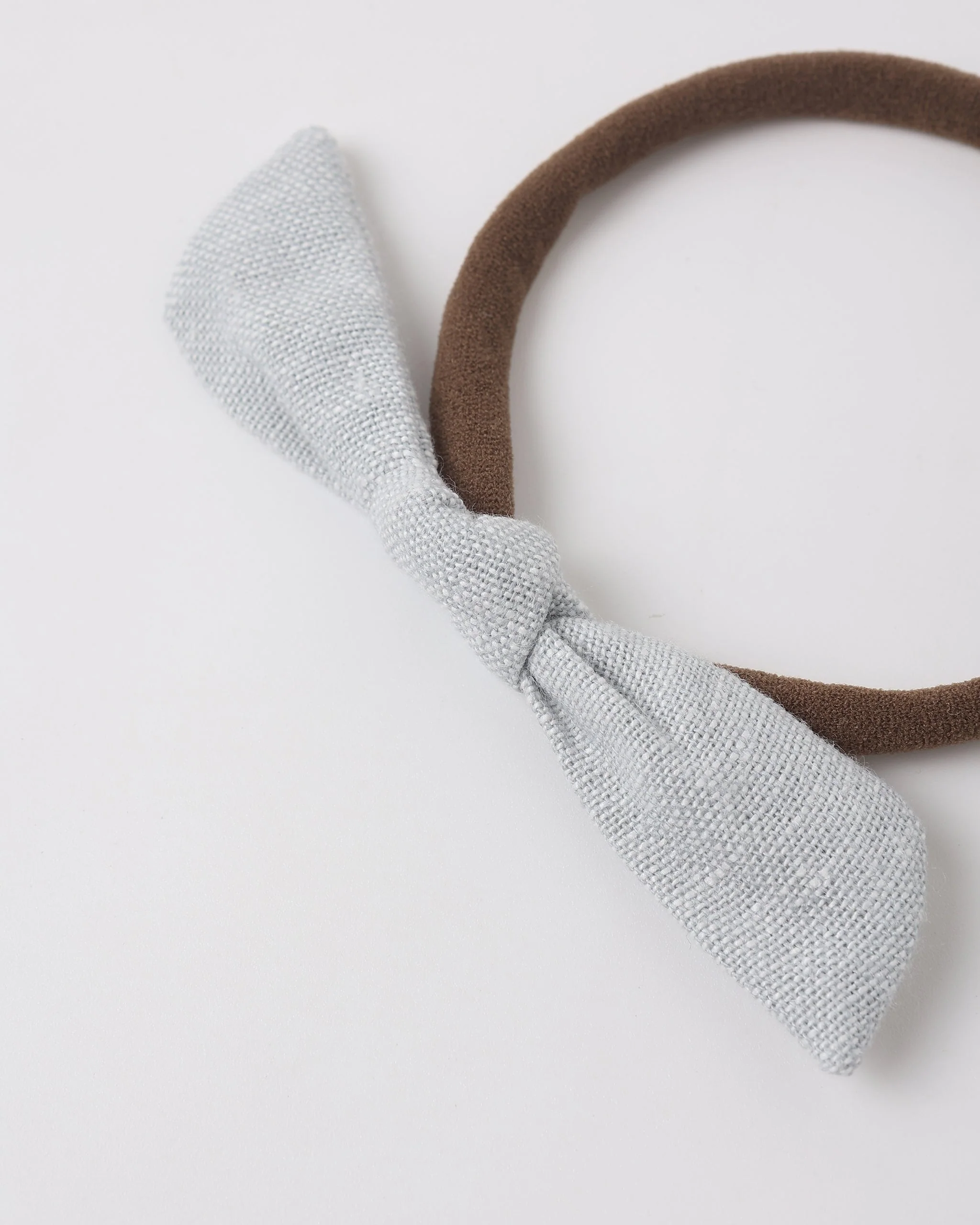 Little Knot Headband Heathered Light Blue - Image 2