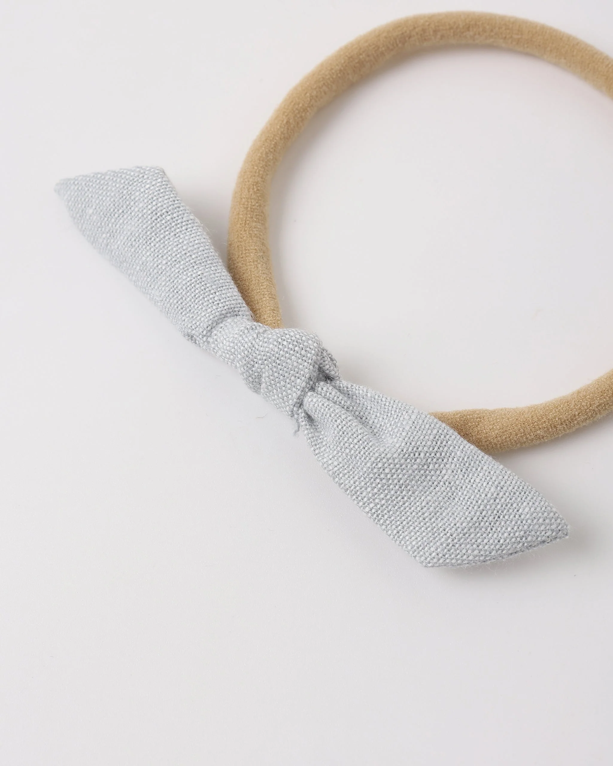 Little Knot Headband Heathered Light Blue - Image 3