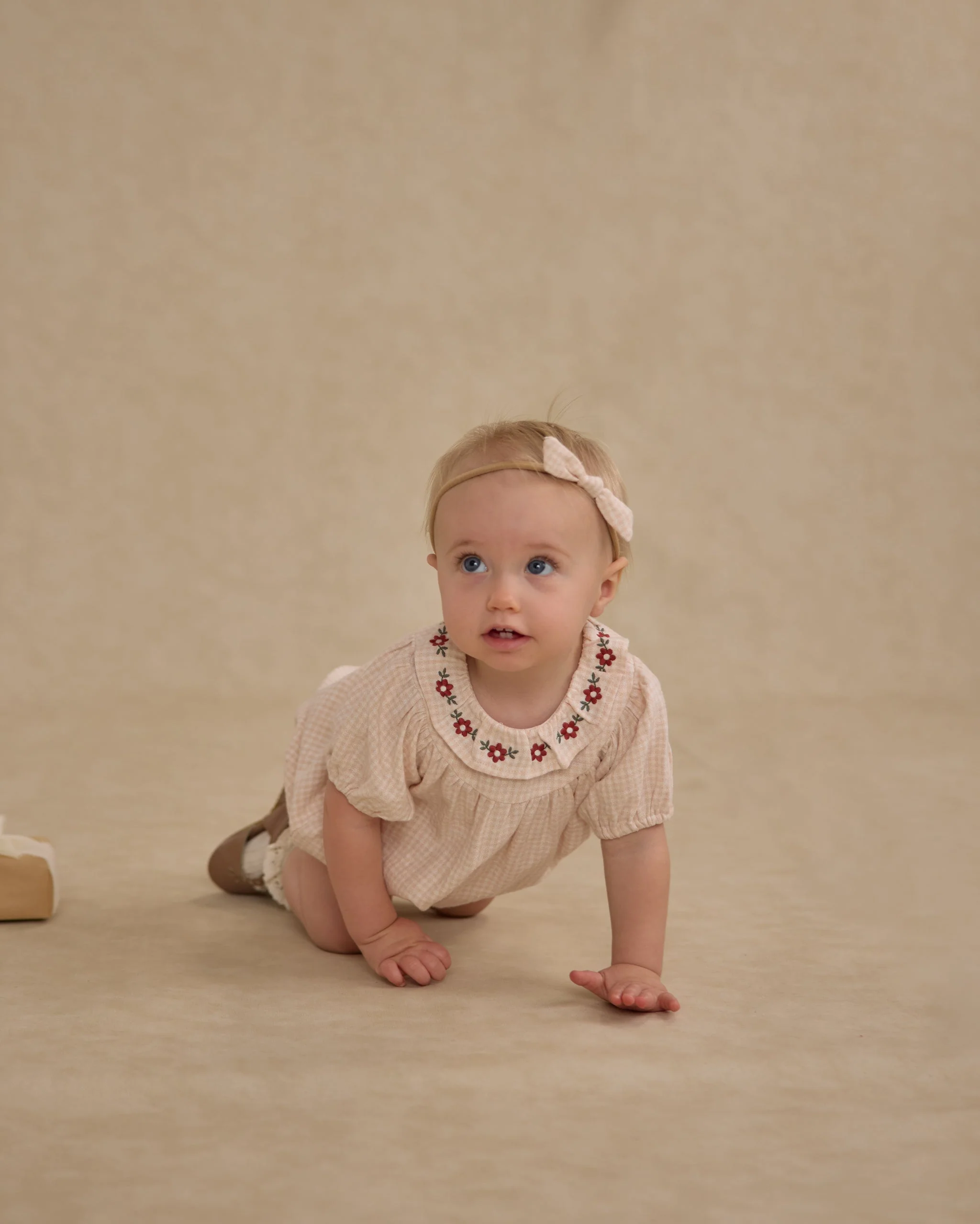Little Knot Headband || Petal Gingham - Image 2