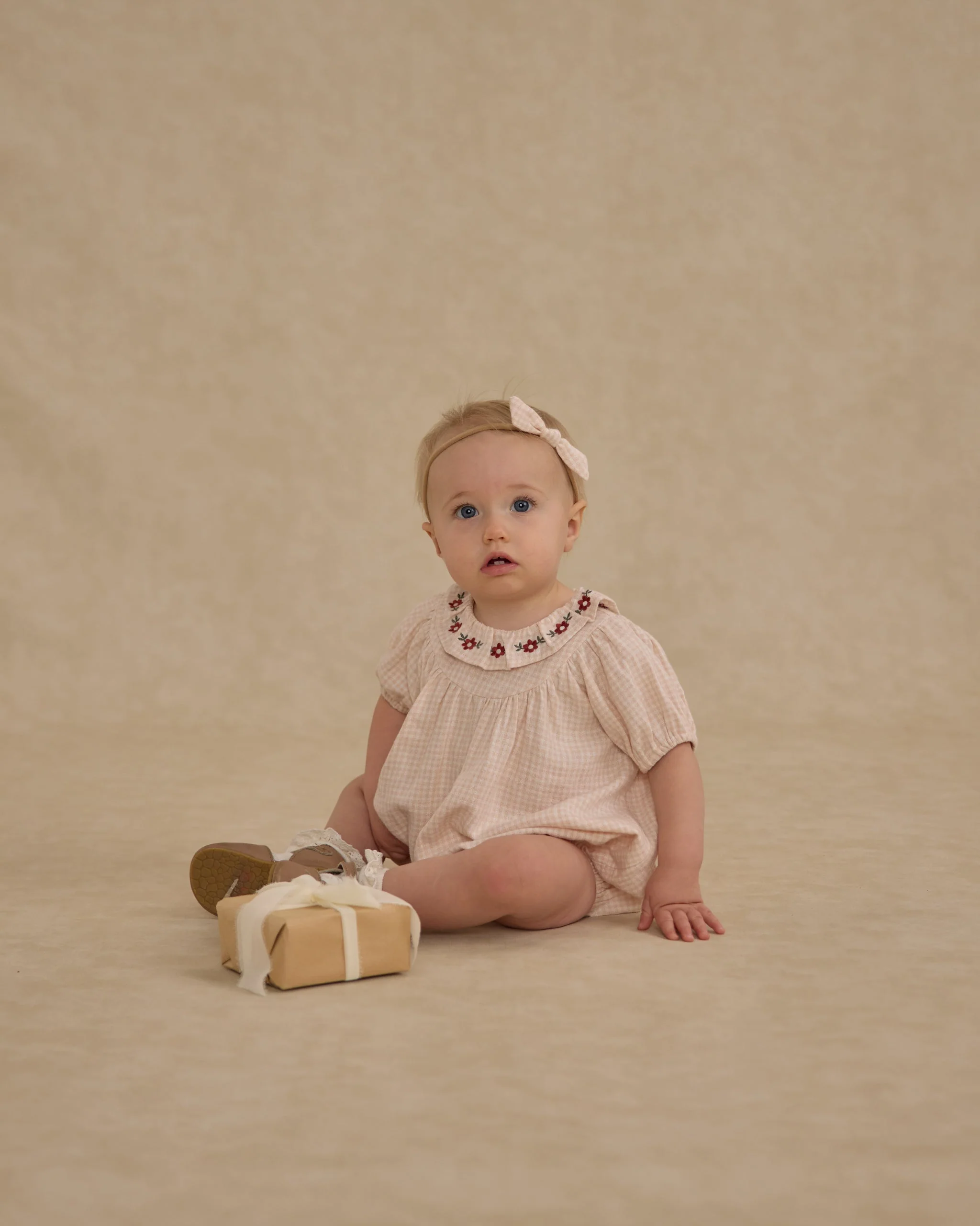 Little Knot Headband || Petal Gingham - Image 5