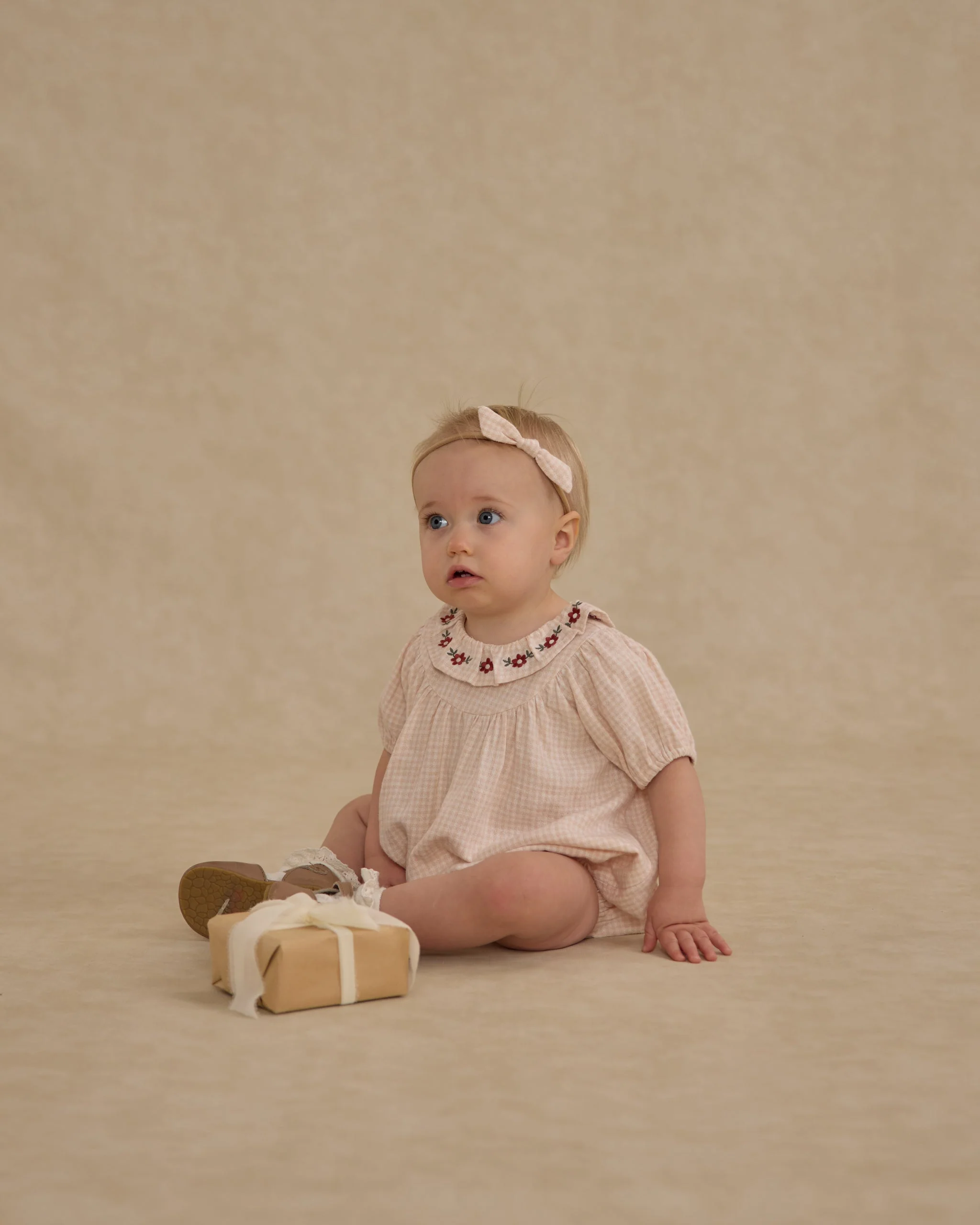 Little Knot Headband || Petal Gingham - Image 6