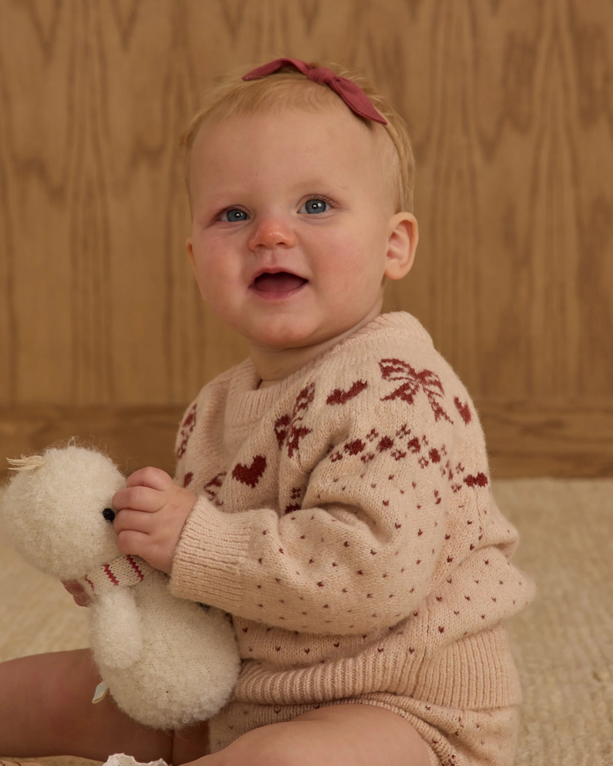Little Knot Headband || Ruby - Image 2