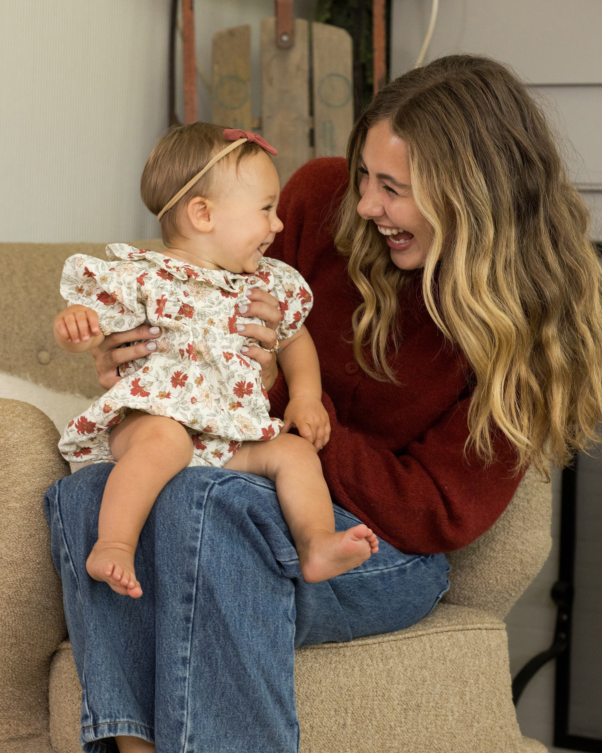 Little Knot Headband || Ruby - Image 6