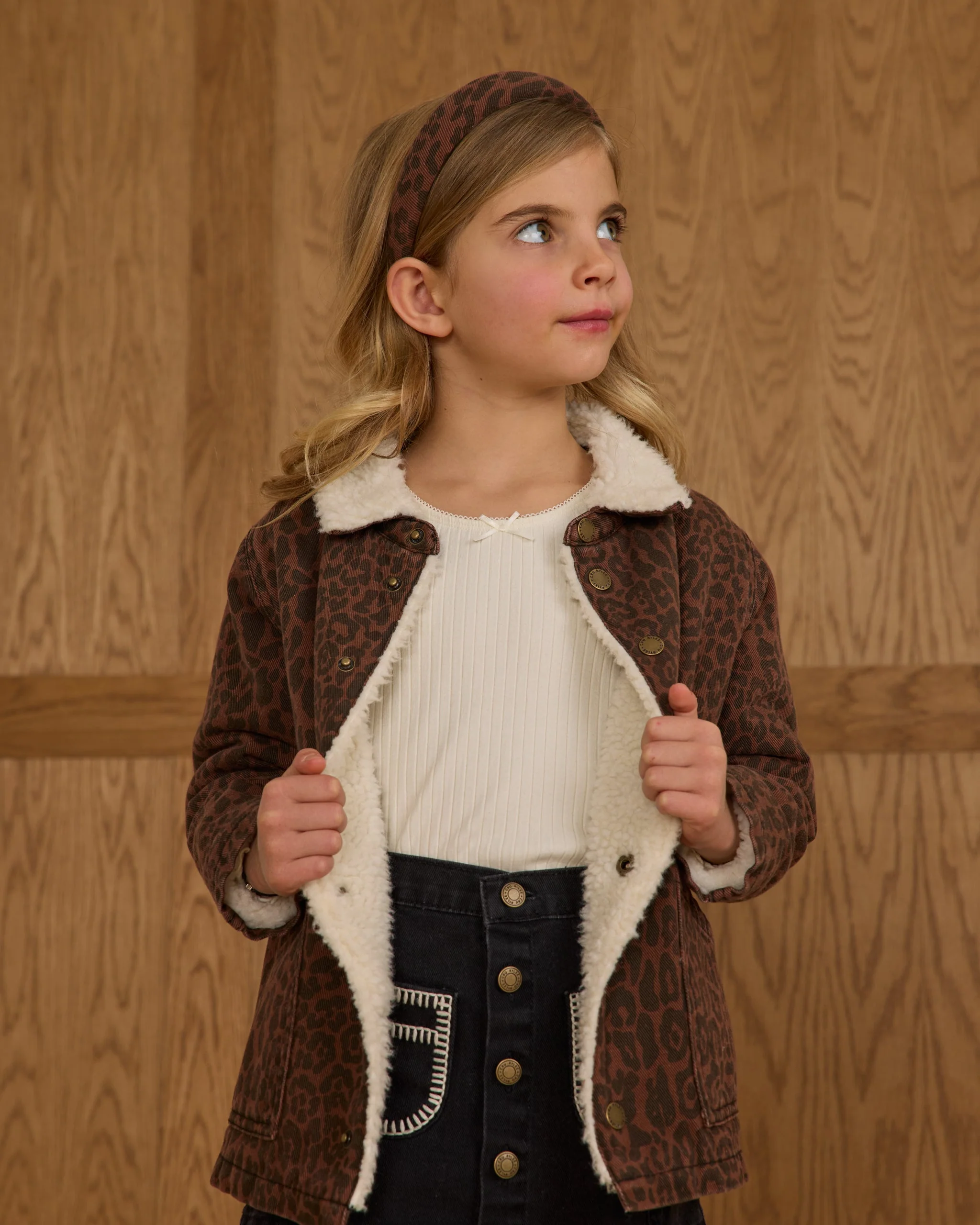 Long Chore Coat || Leopard - Image 4