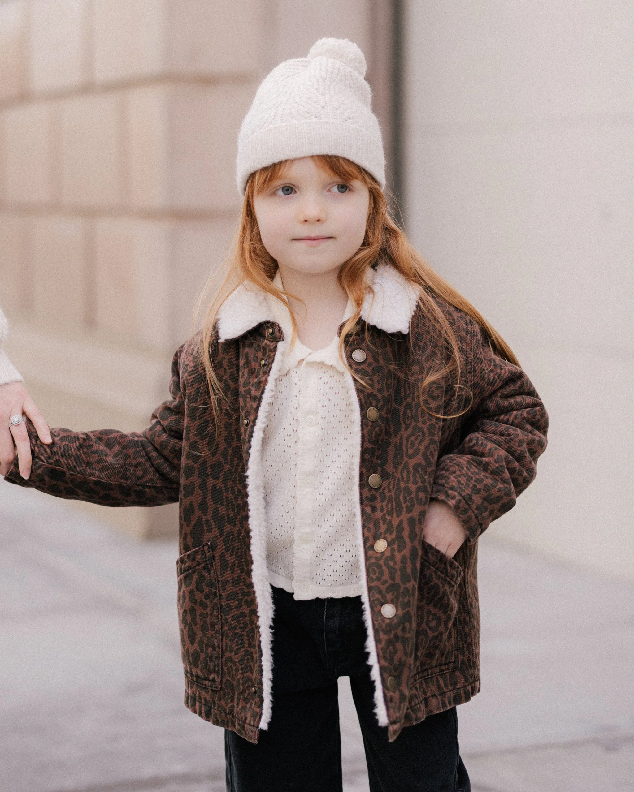 Long Chore Coat || Leopard - Image 5