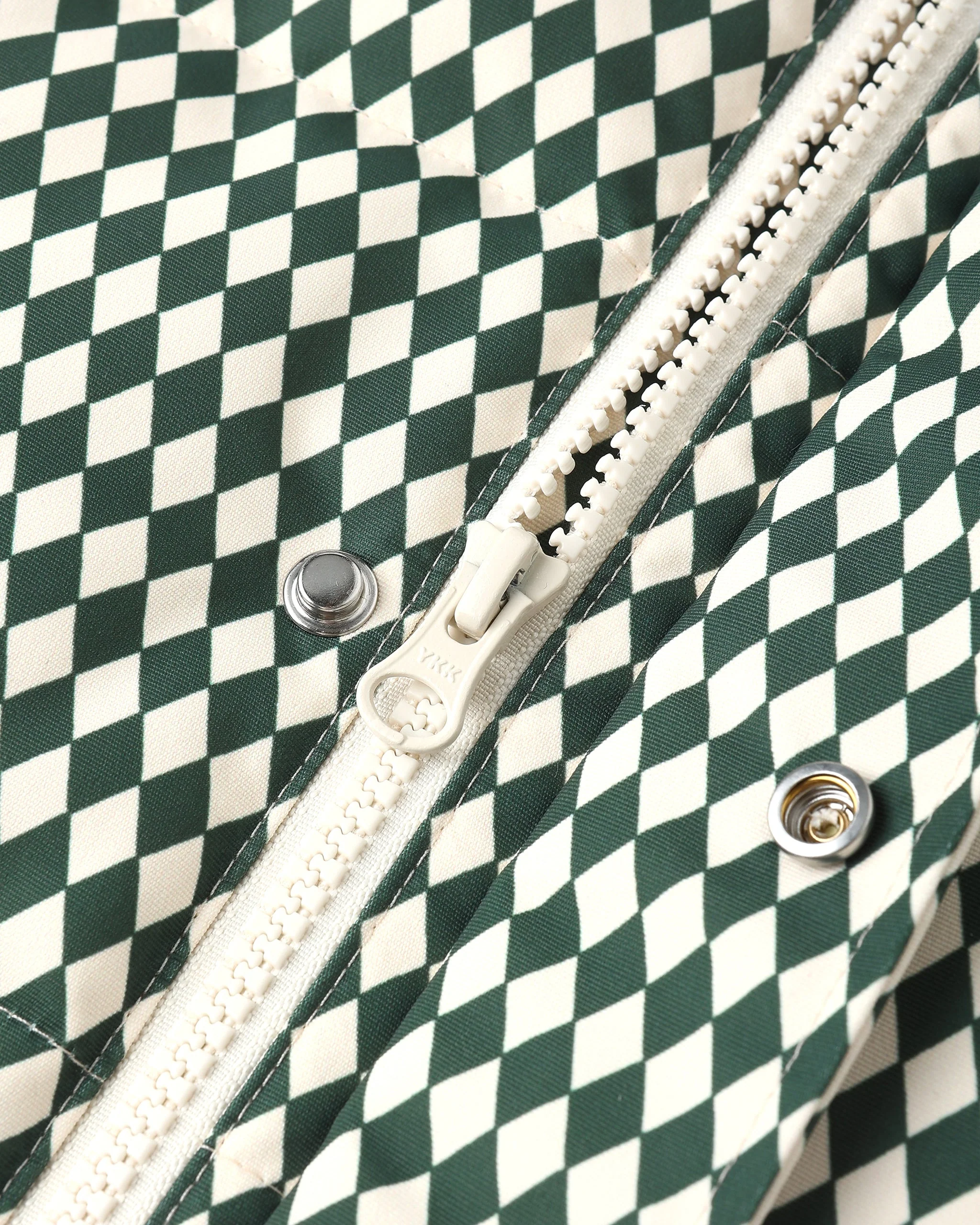 Long Down Puffer Jacket || Green Diamond - Image 3