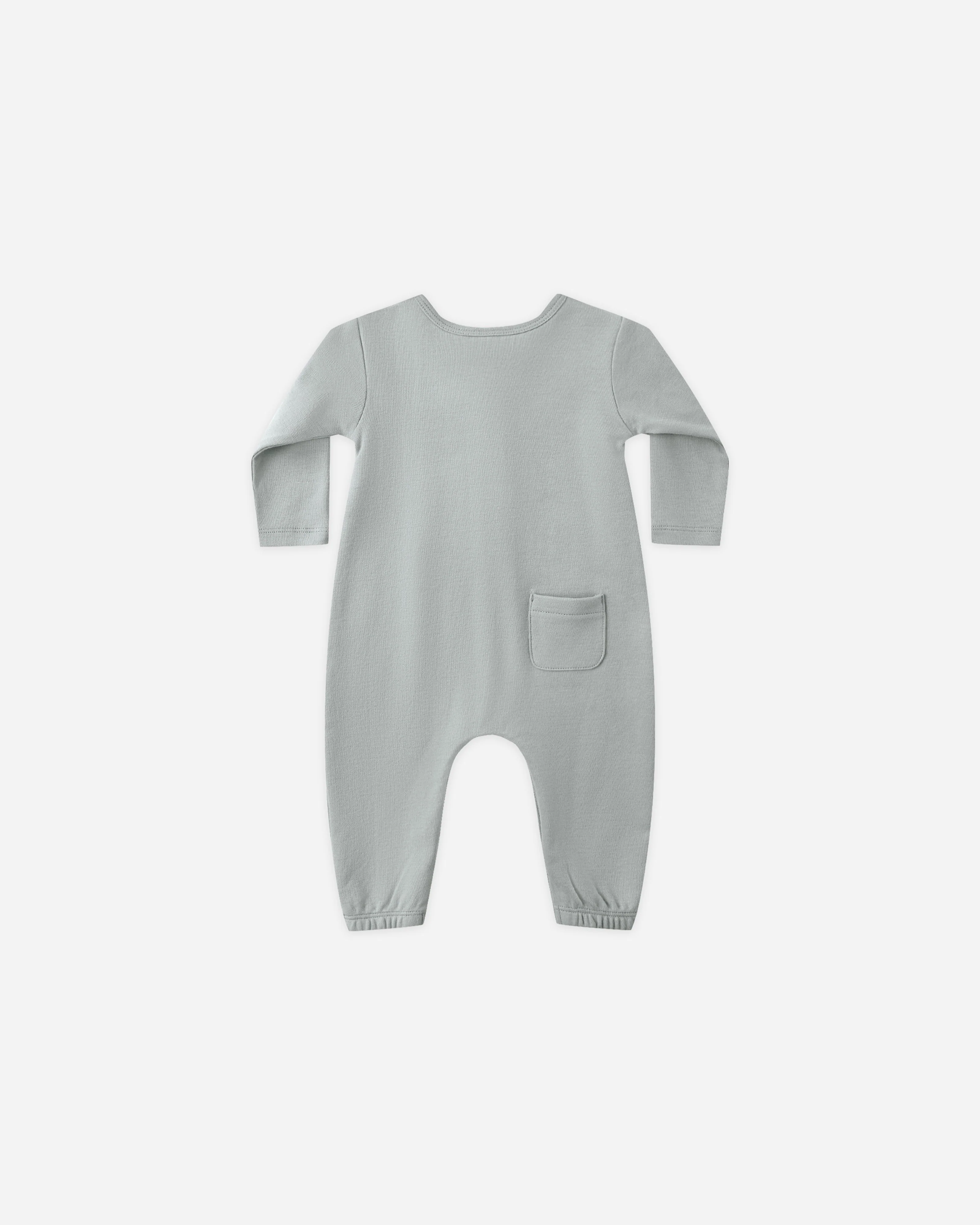 Long Sleeve Jumpsuit || Steel Blue - Image 2