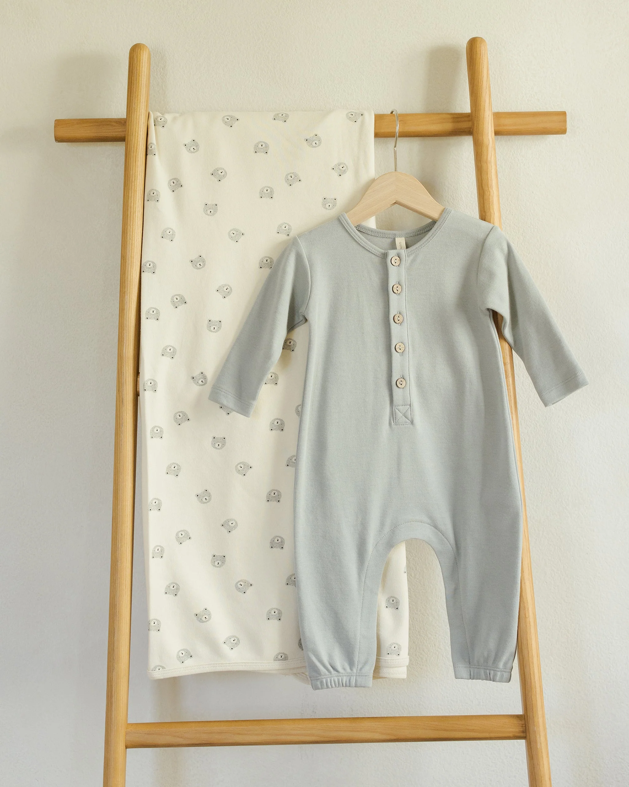 Long Sleeve Jumpsuit || Steel Blue - Image 7