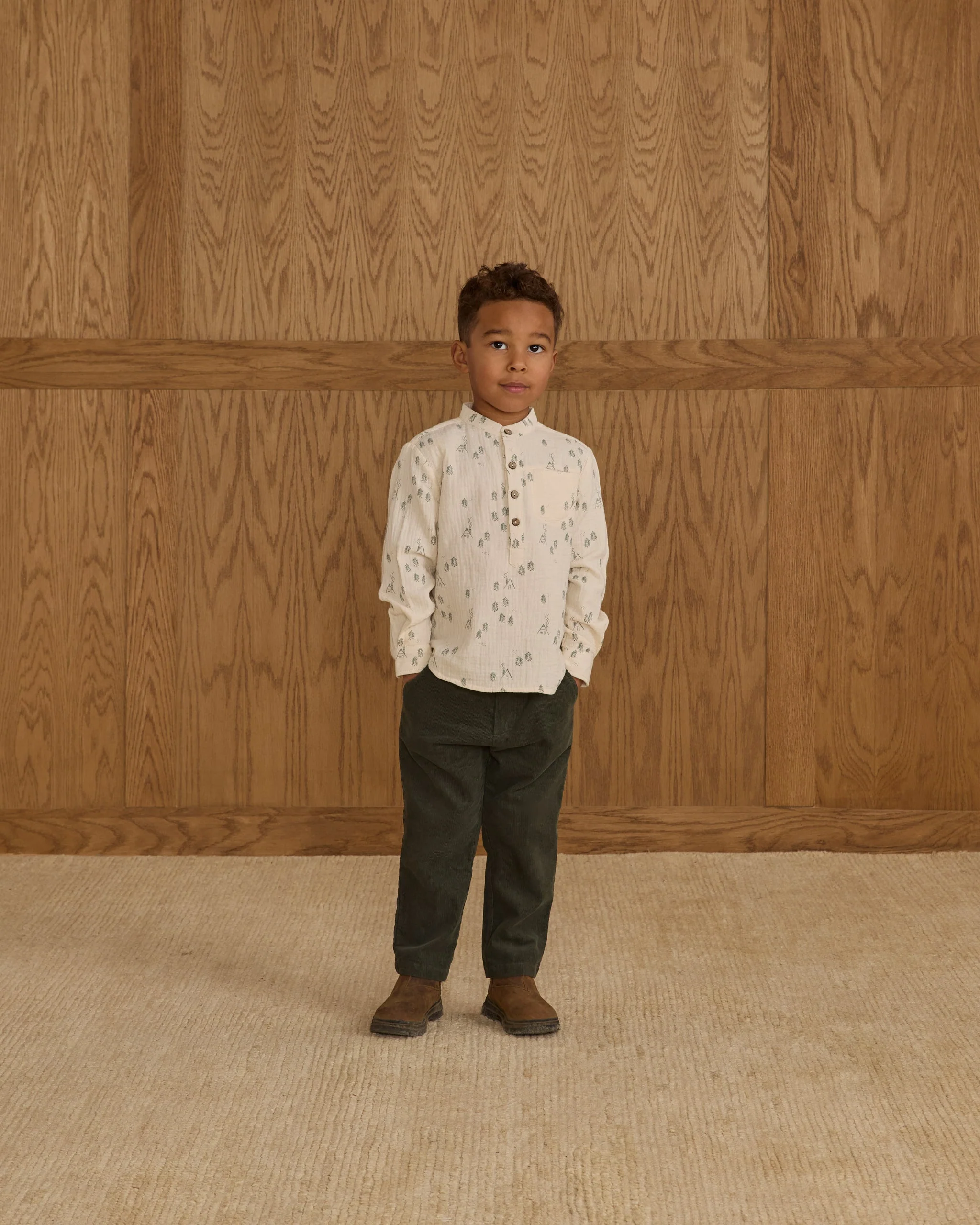 Long Sleeve Mason Shirt || Woods - Image 3