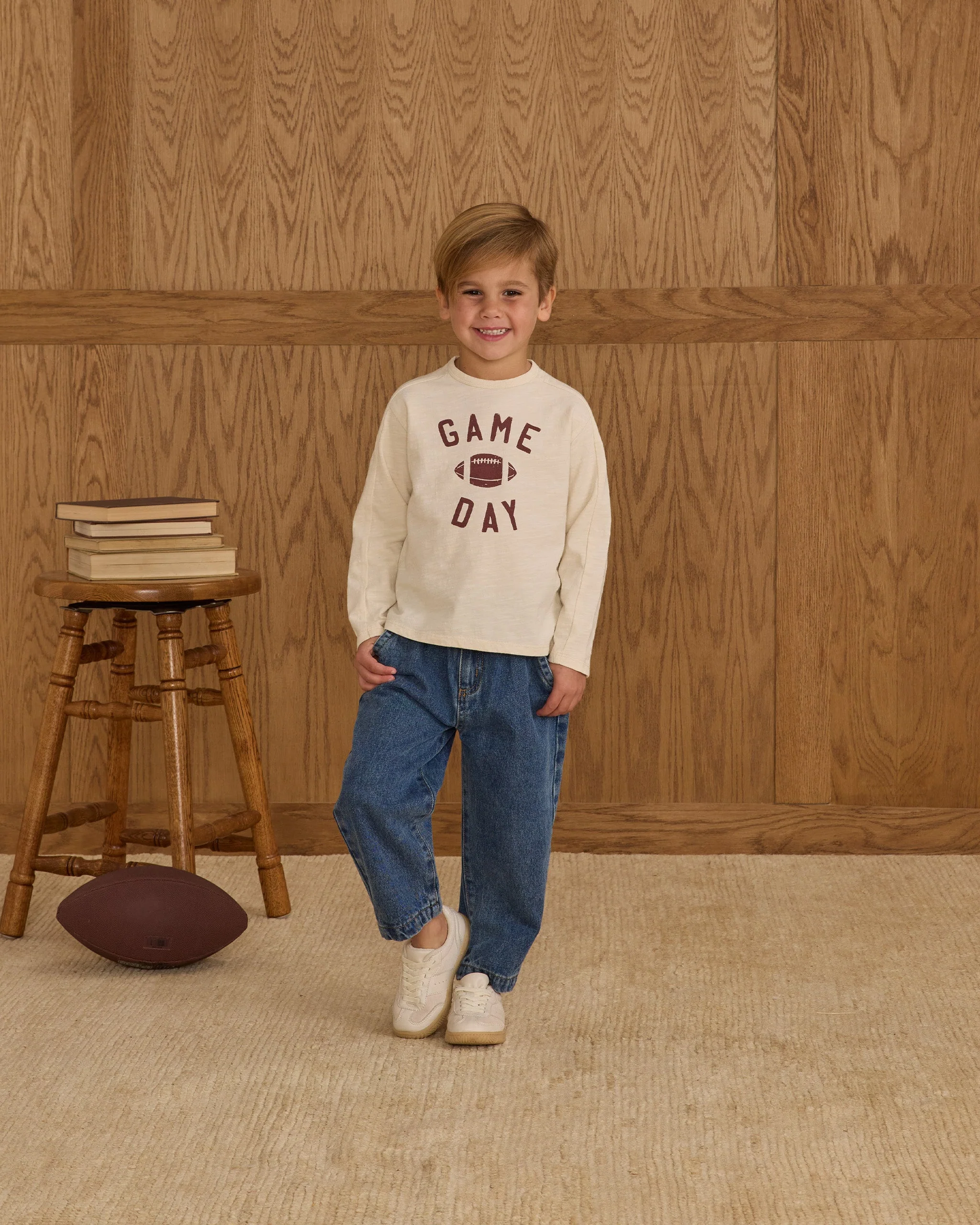 Long Sleeve Paneled Tee || Game Day - Image 3