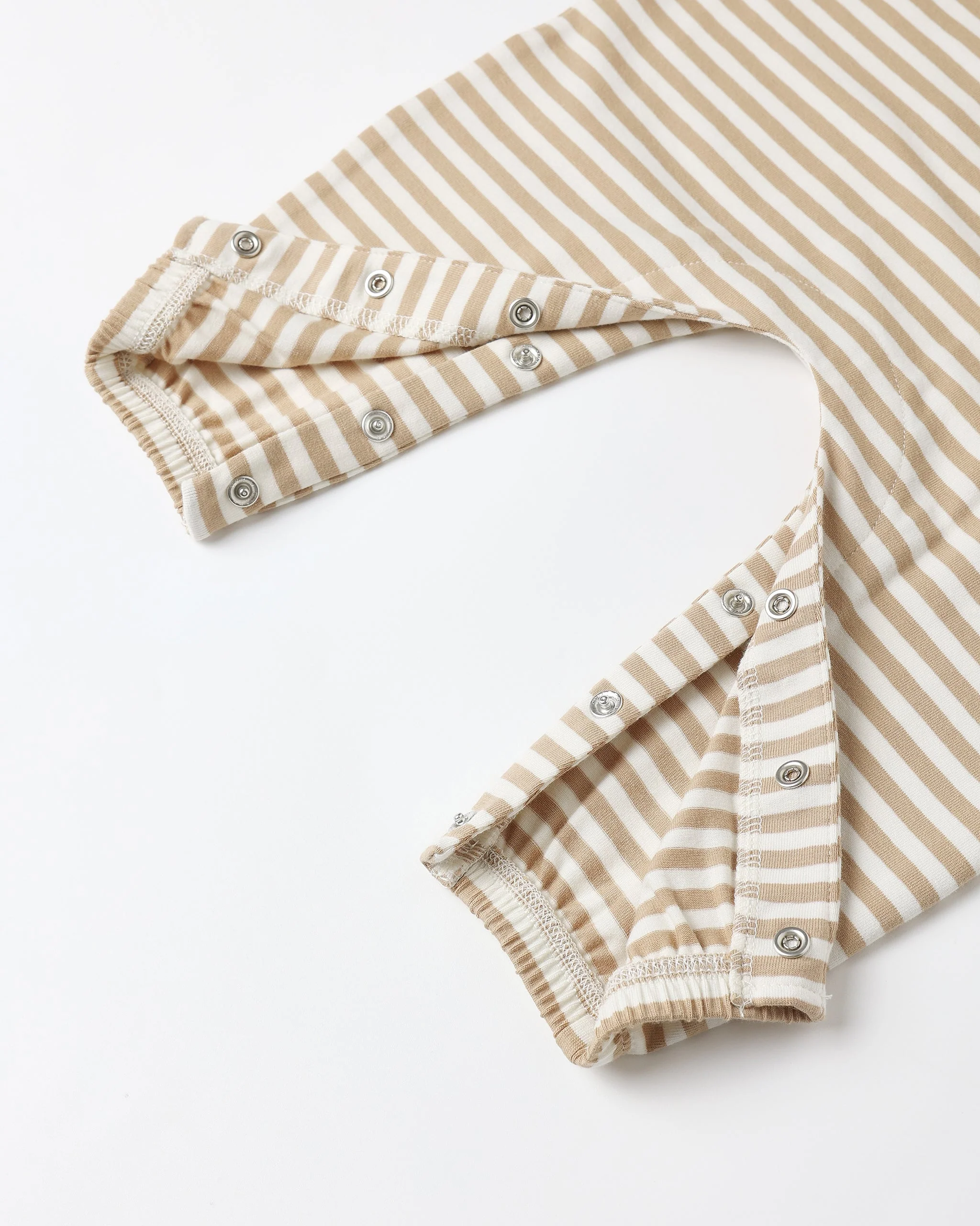 Long Sleeve Pocket Jumpsuit || Gold Stripe - Image 4