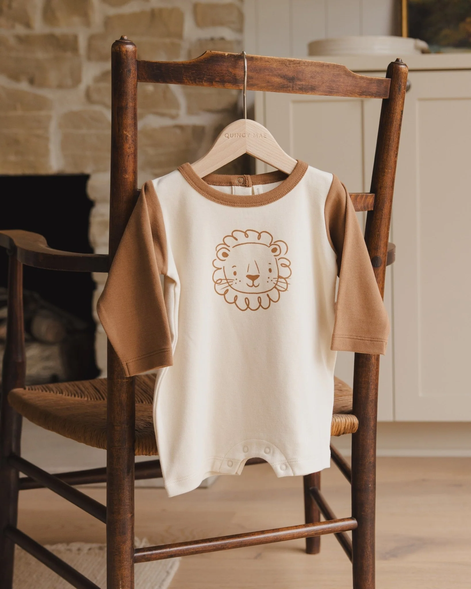 Long Sleeve Romper || Lion - Image 3