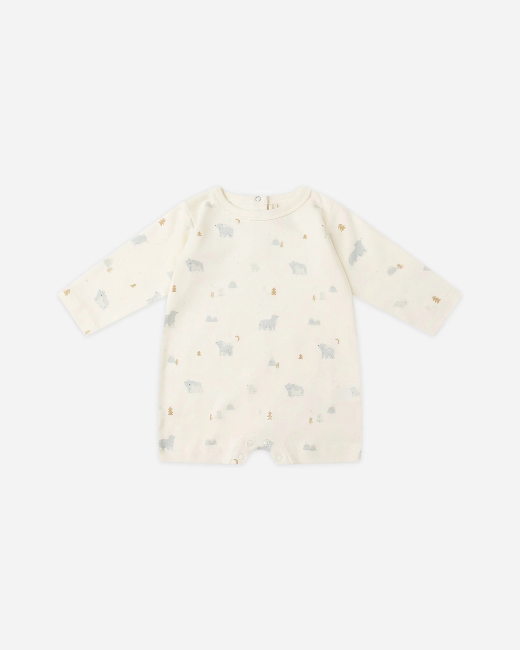 Long Sleeve Romper || Polar Bears