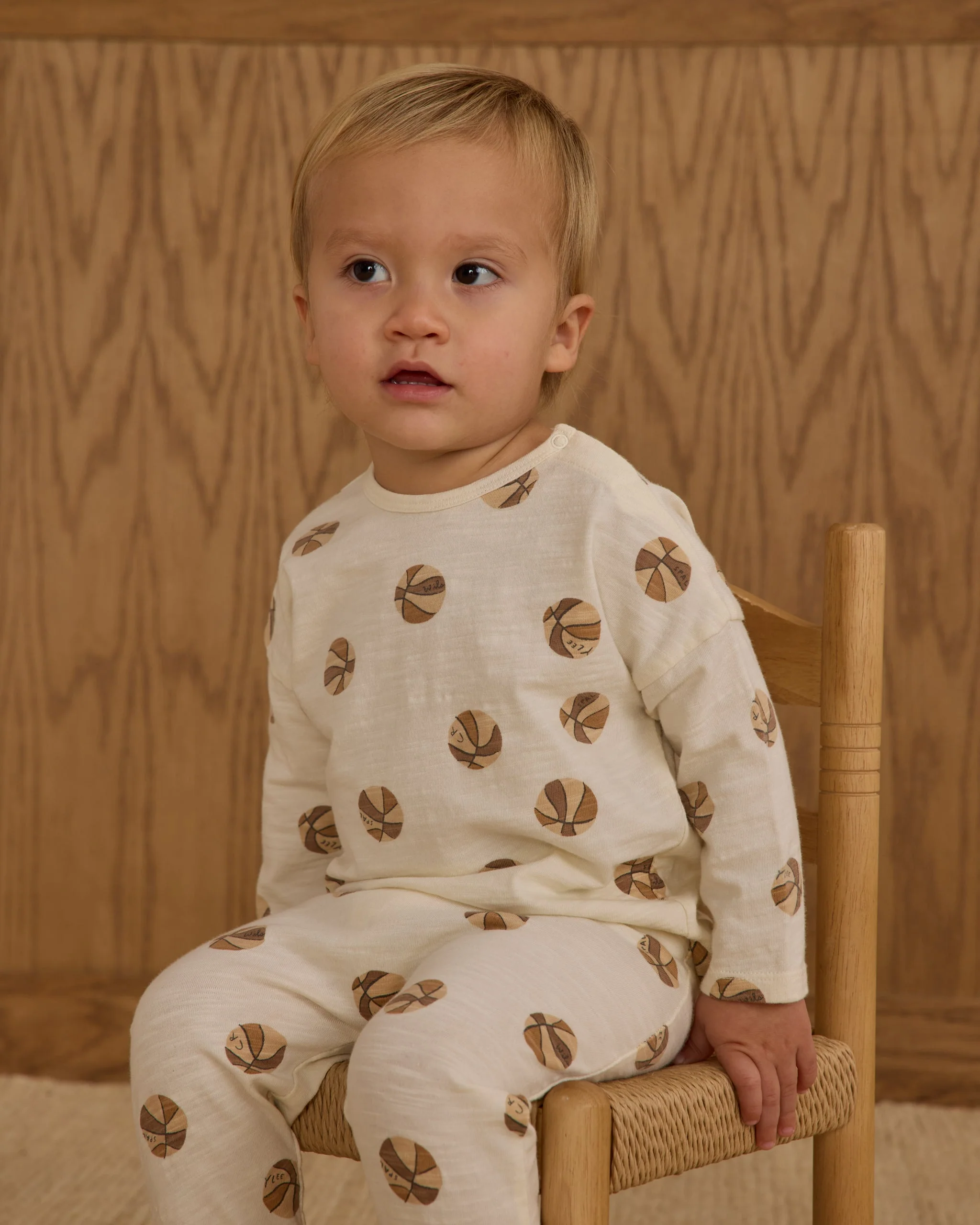 Long Sleeve Tee + Pant Set || Basketball - Image 3