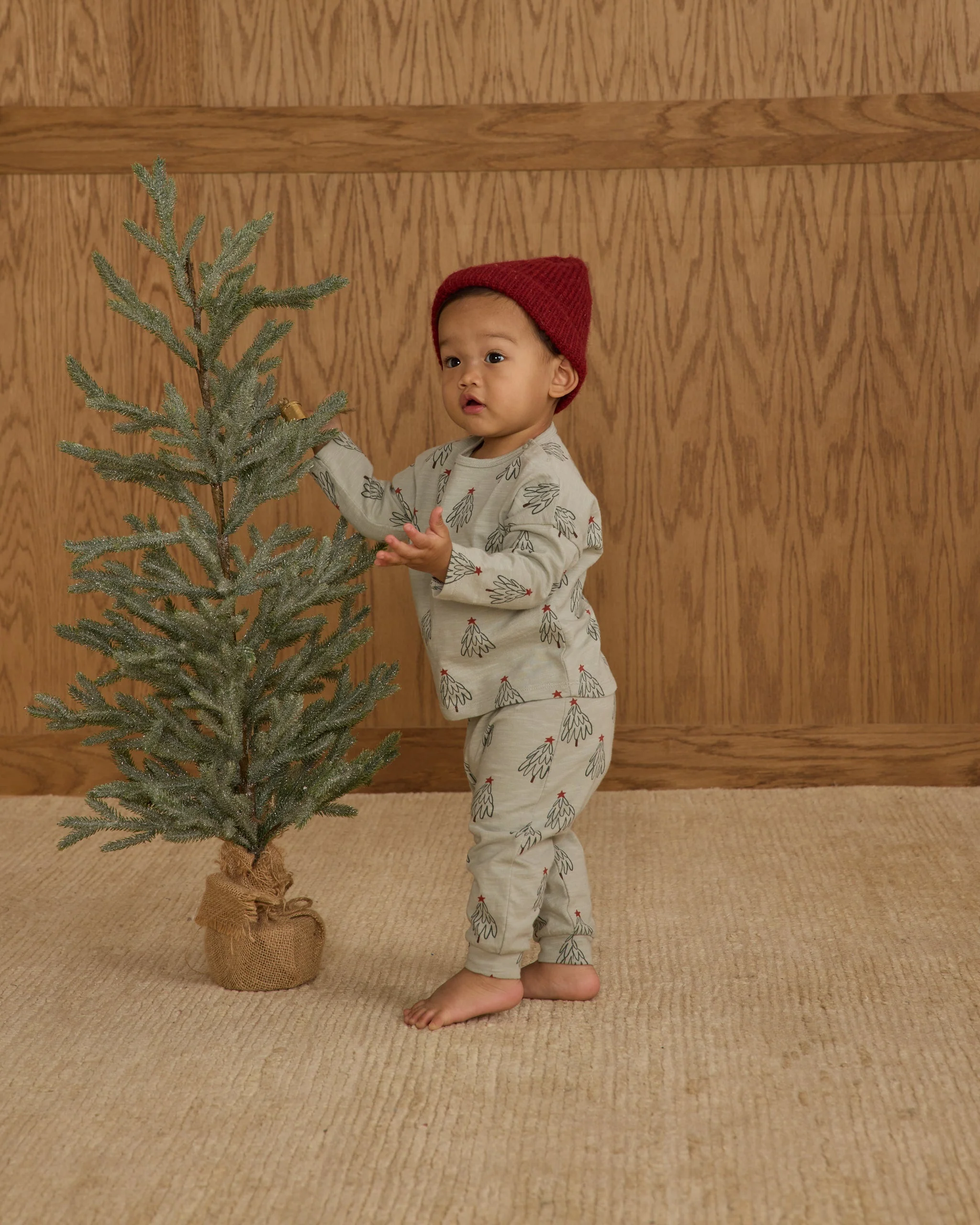 Long Sleeve Tee + Pant Set || Trees - Image 2