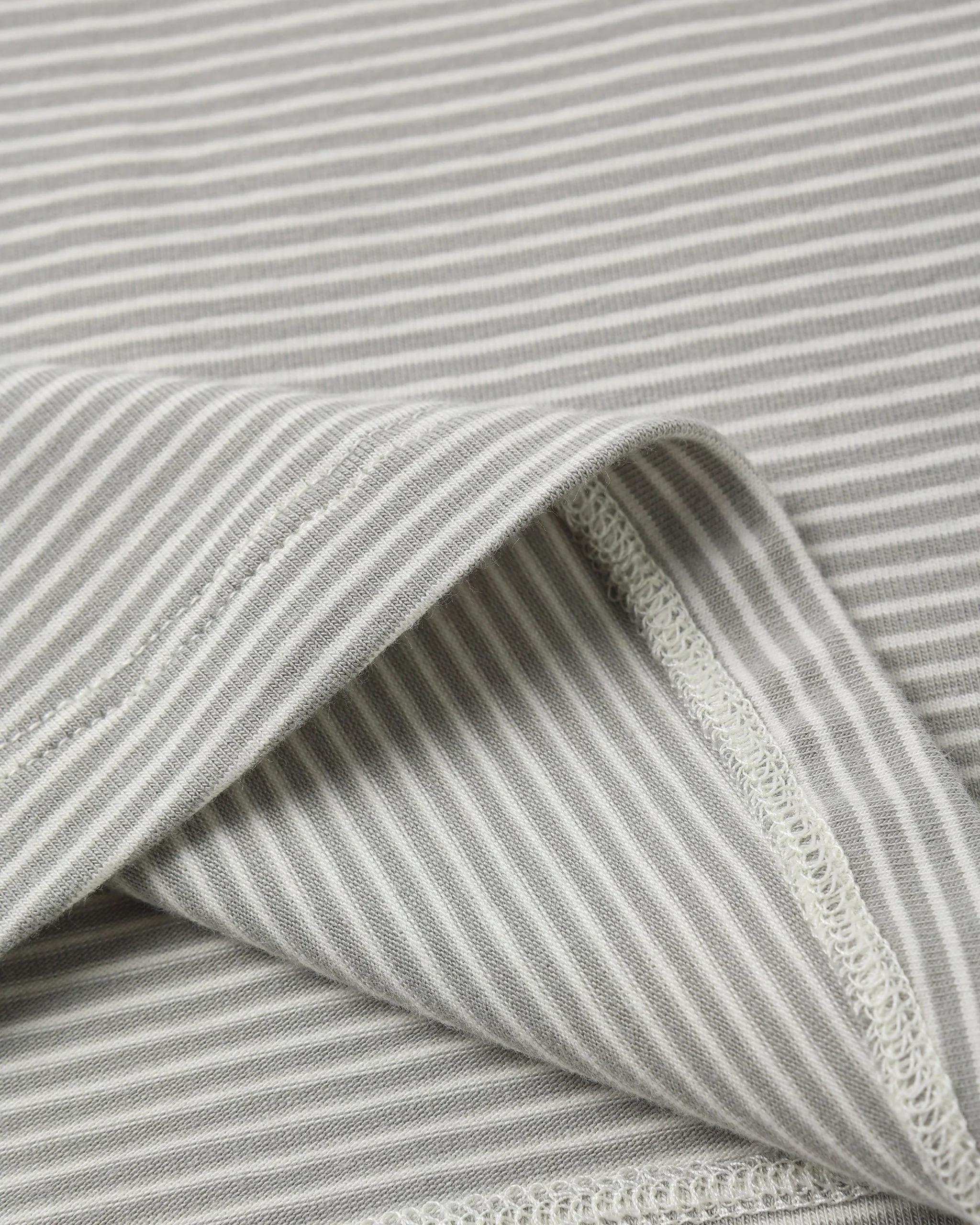 Long Sleeve Tee Sage Micro Stripe - Image 5