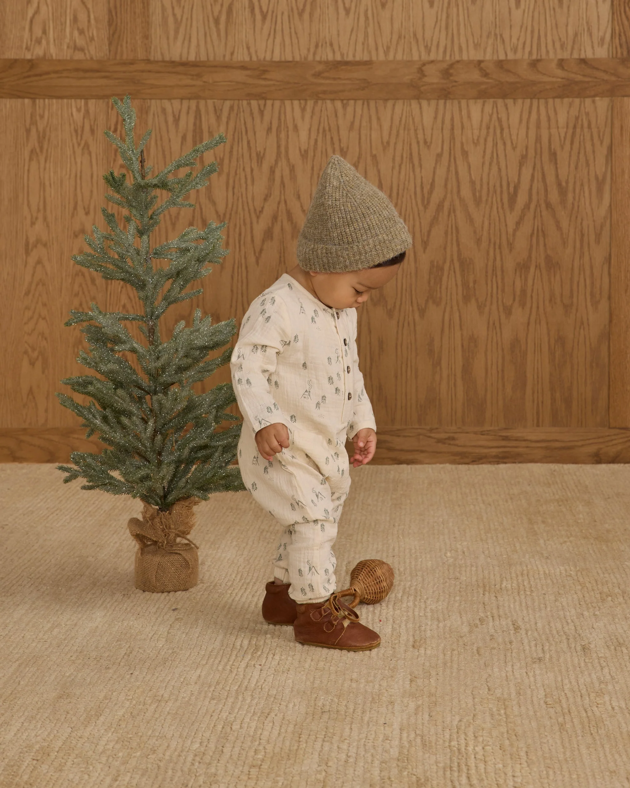 Long Sleeve Woven Jumpsuit || Woods - Image 6