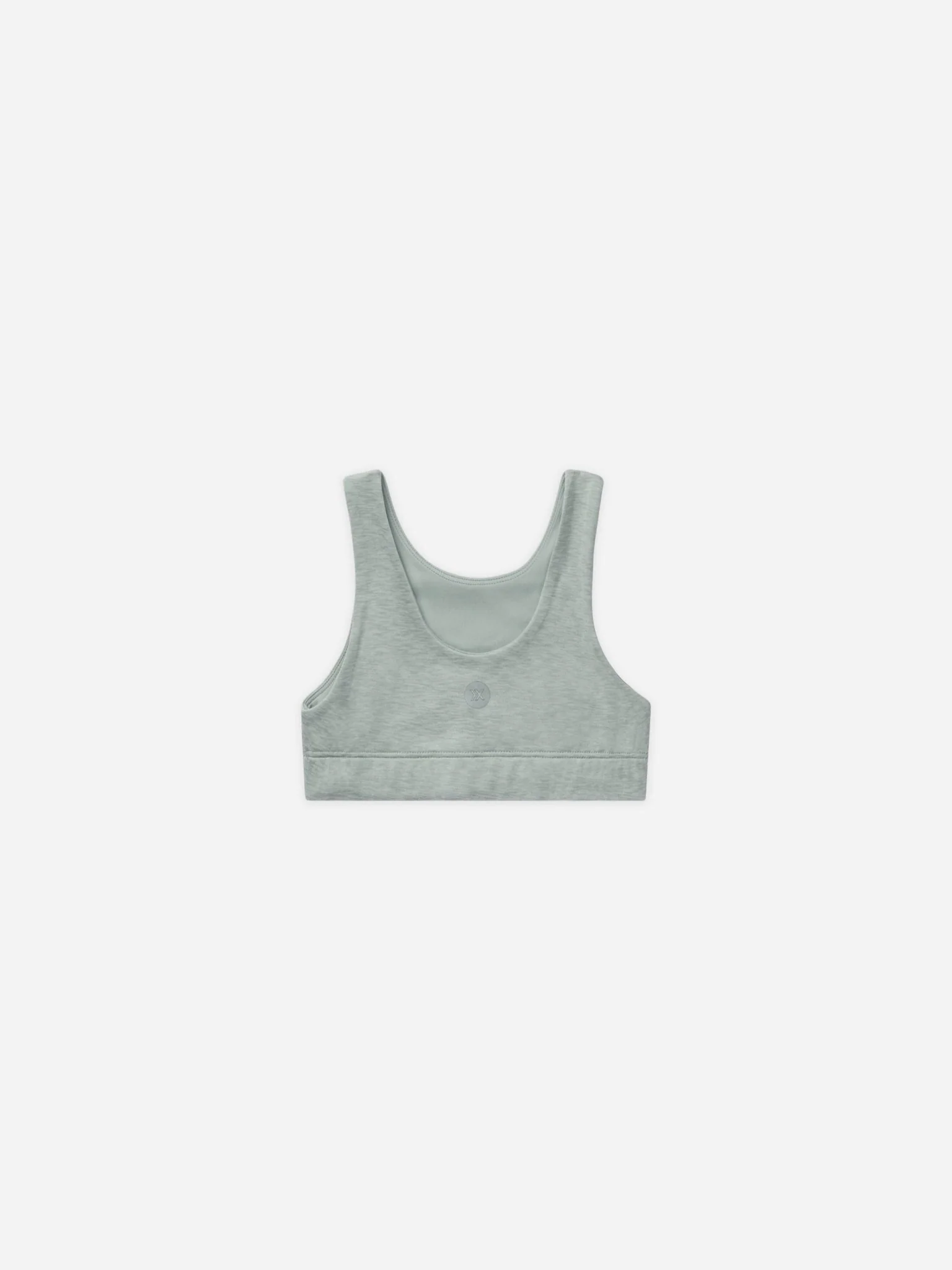 Longline Bra || Heathered Seafoam - Image 2
