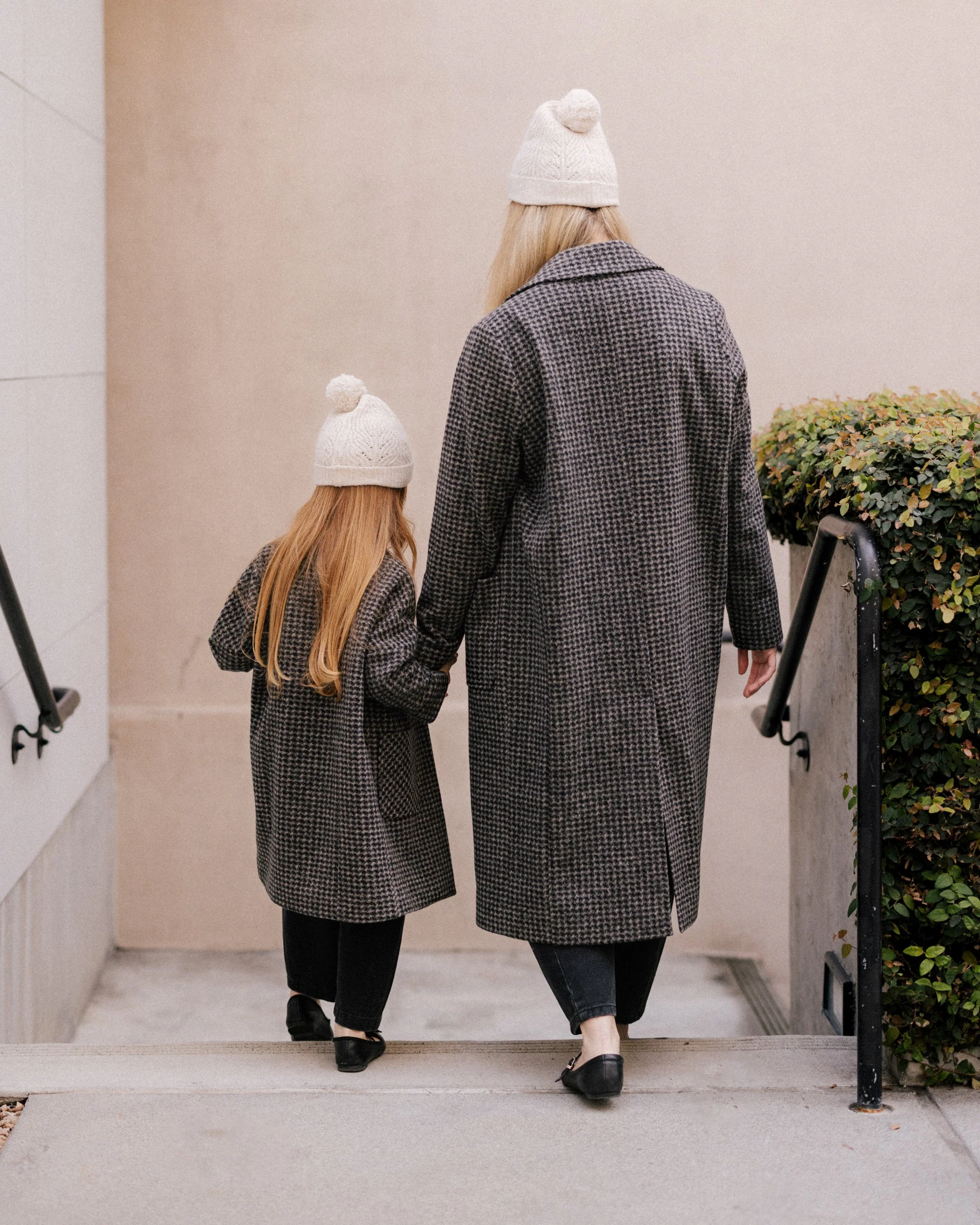 Longline Coat | Micro Check - Image 6