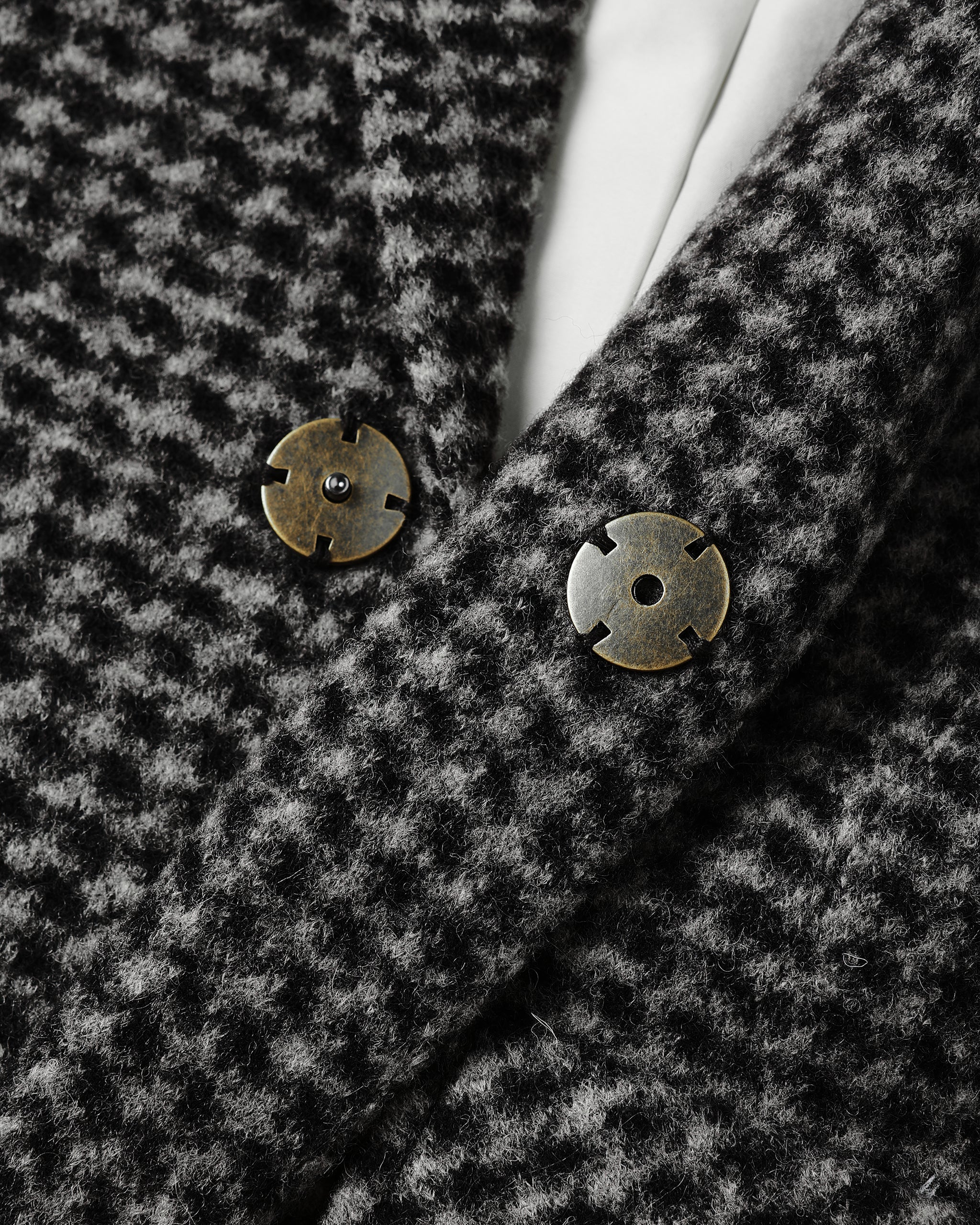 Longline Coat || Micro Check - Image 5