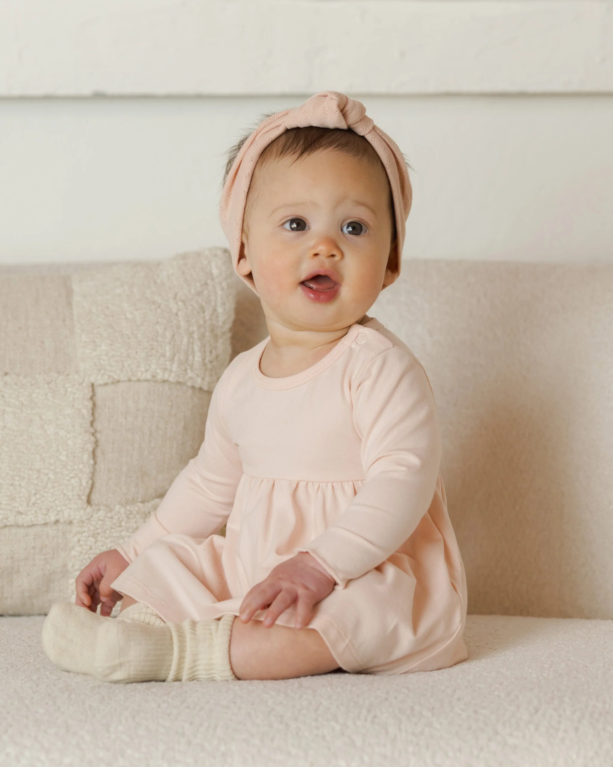 Longsleeve Baby Dress || Petal - Image 2