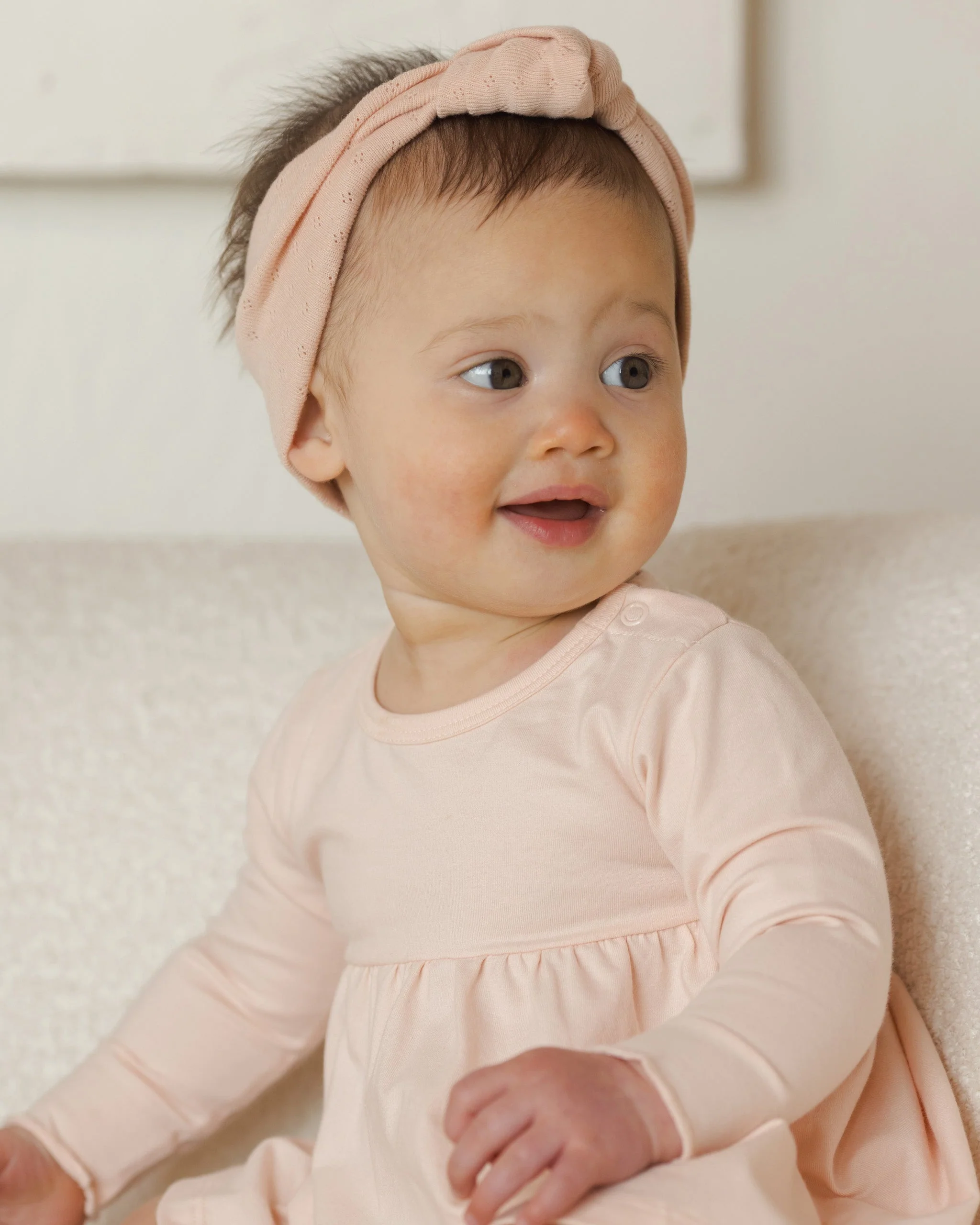 Longsleeve Baby Dress || Petal - Image 4