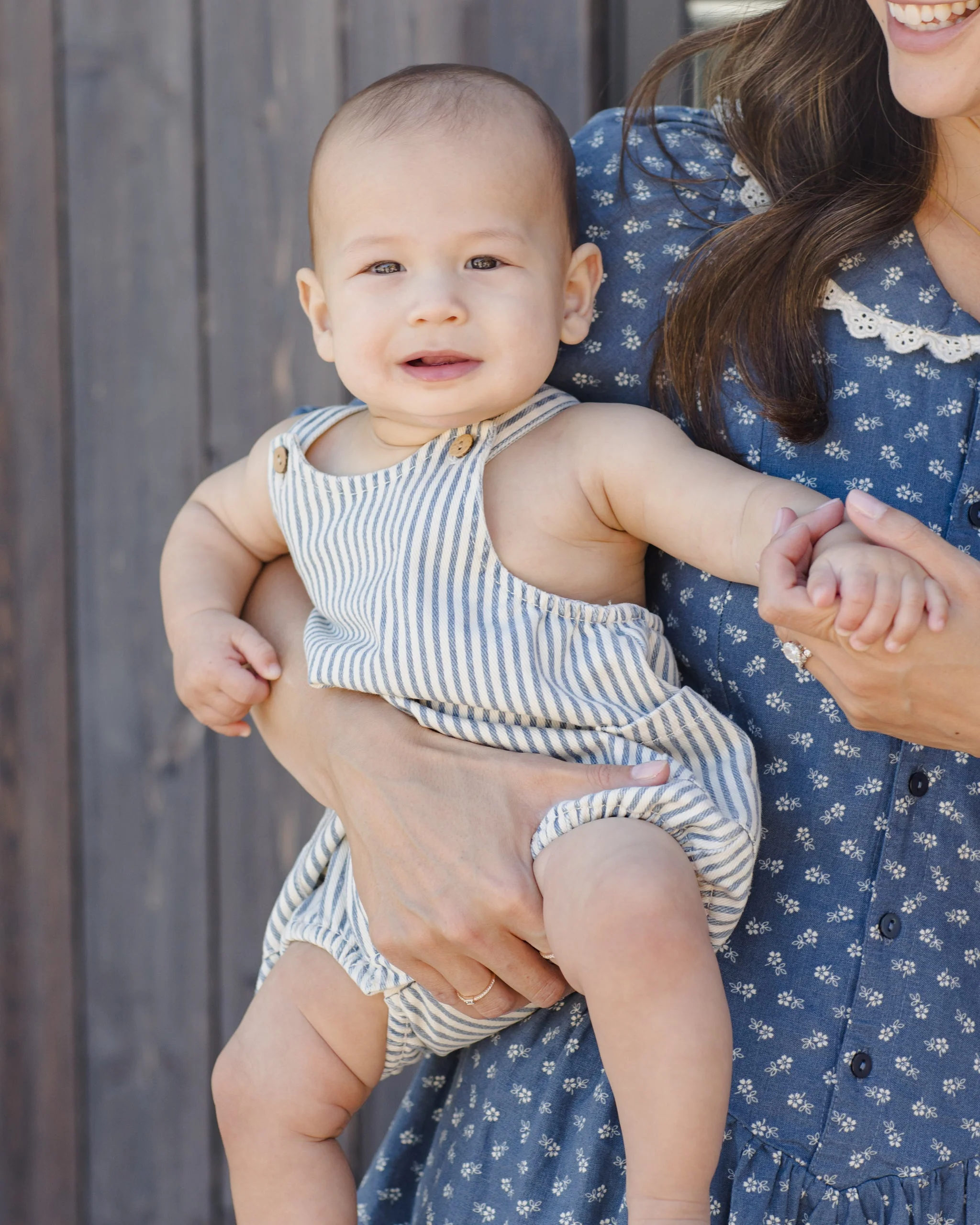 Lou Romper Railroad Stripe - Image 2