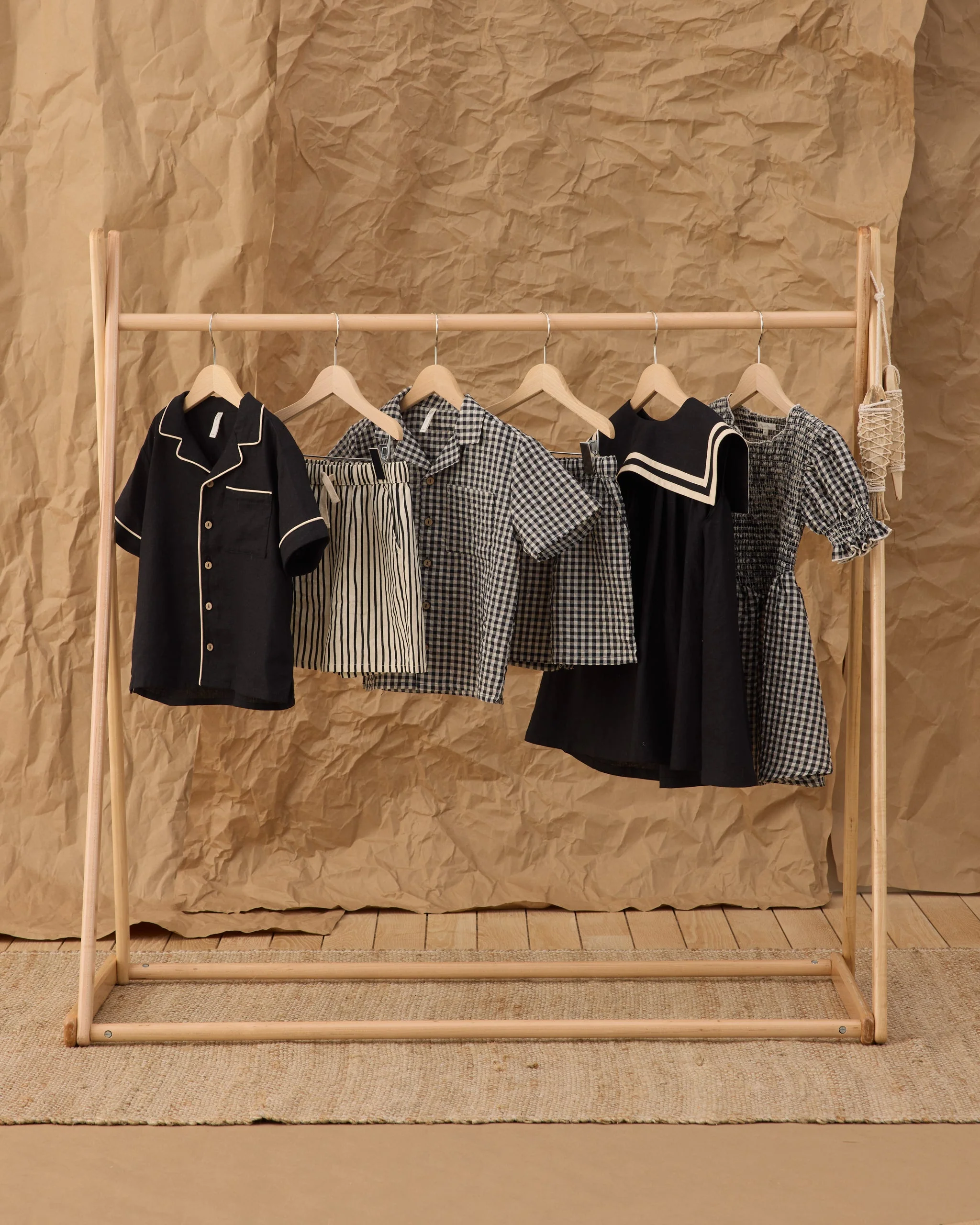 Louise Dress Black Check - Image 5