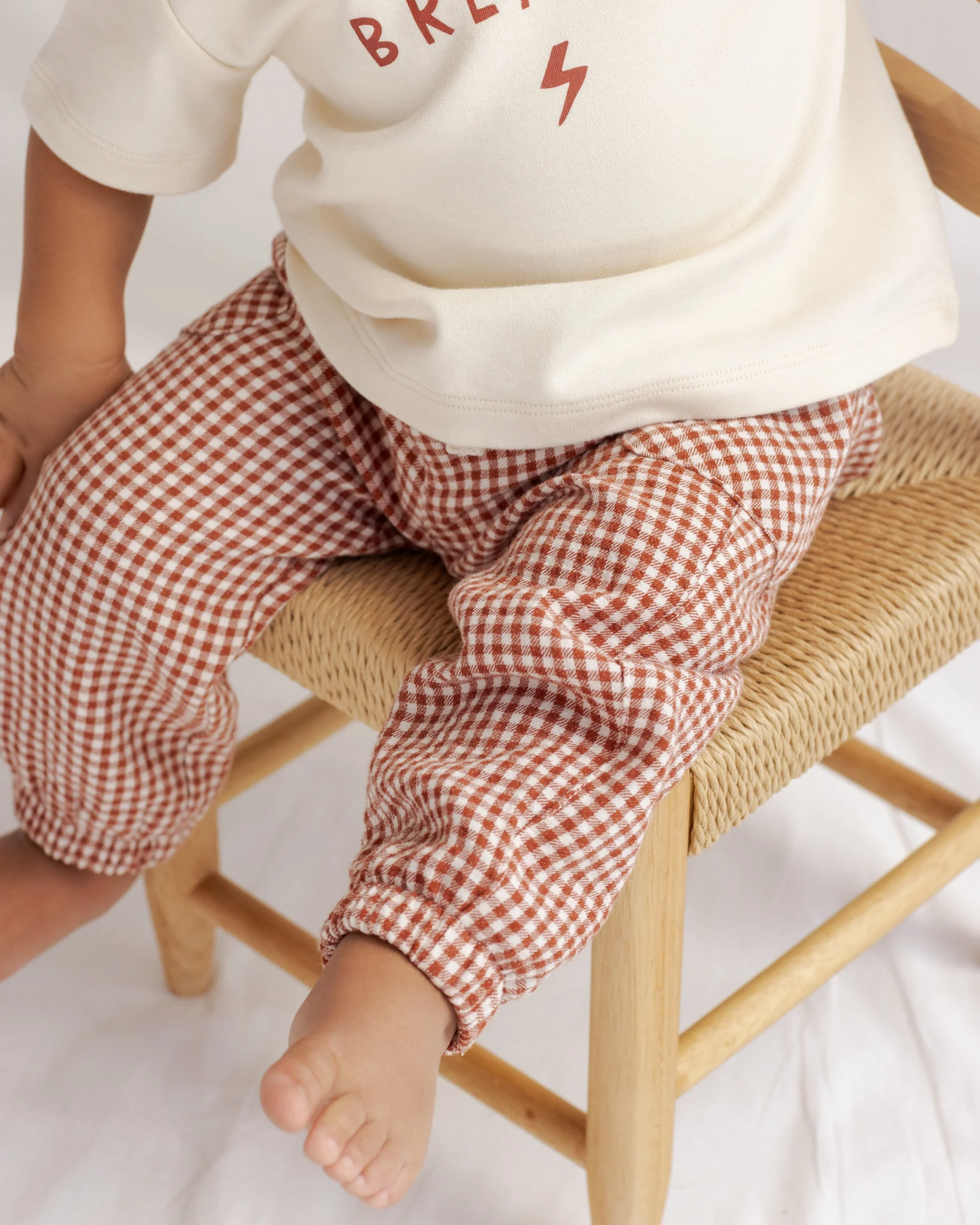 Luca Pant Red Gingham - Image 4