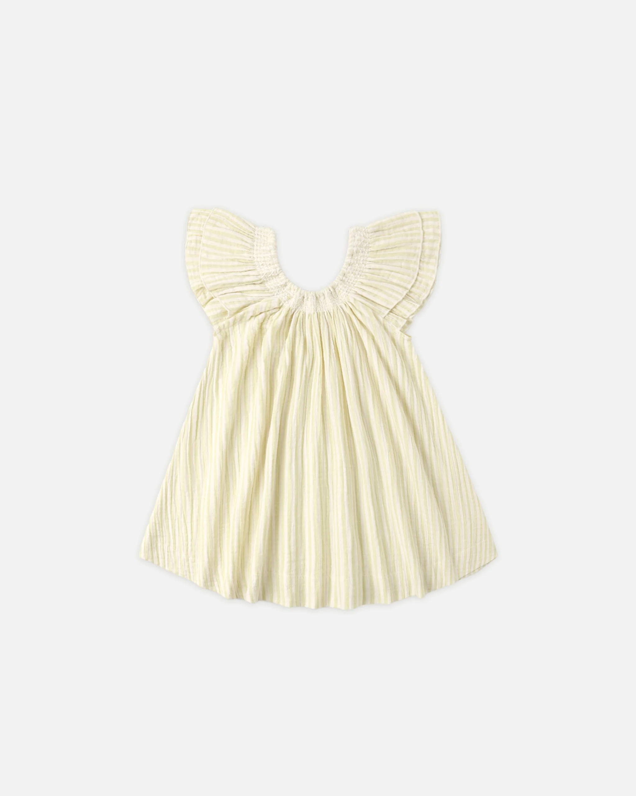 Lucia Dress Citron Stripe