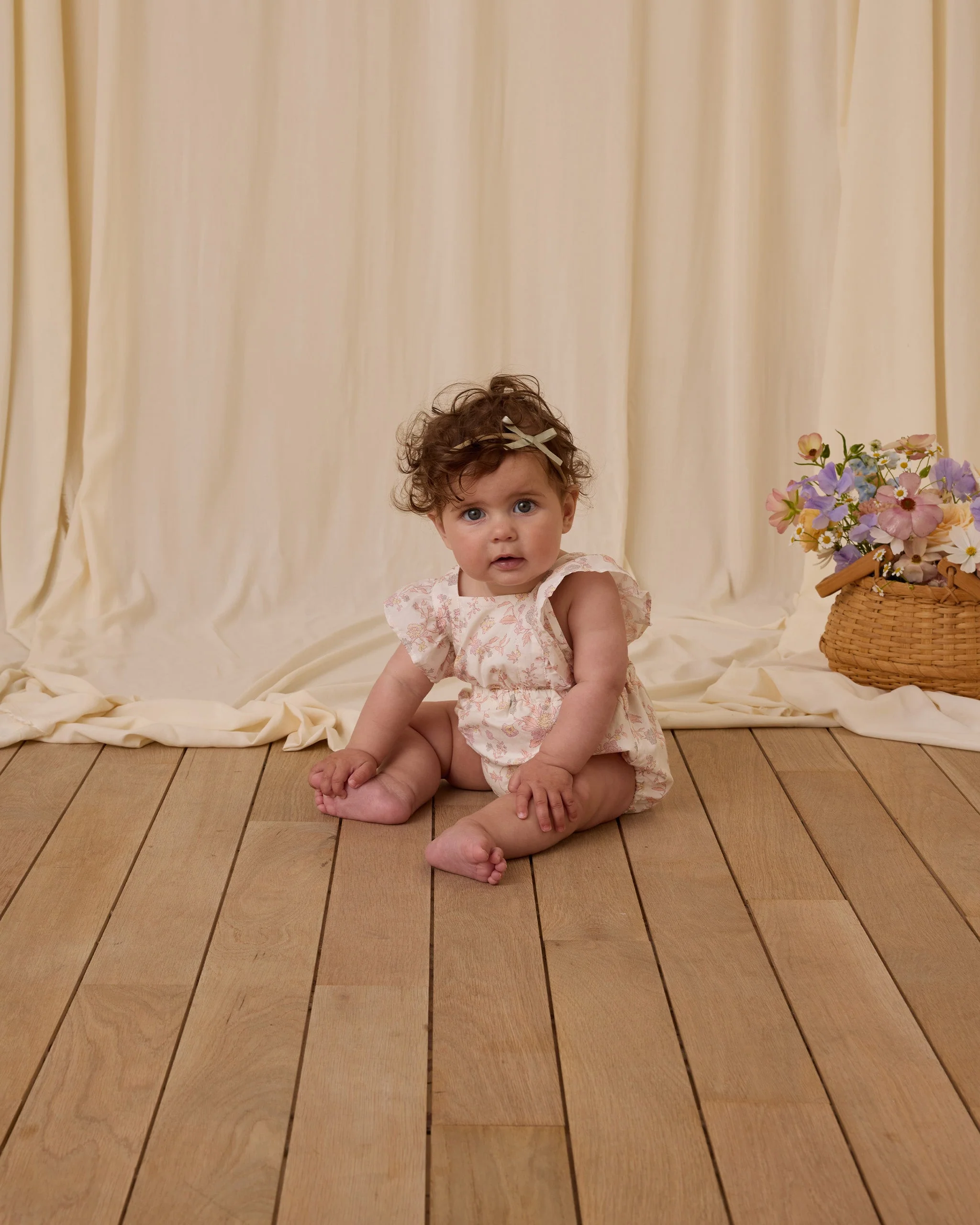 Lucy Romper | Pastel Floral - Image 2