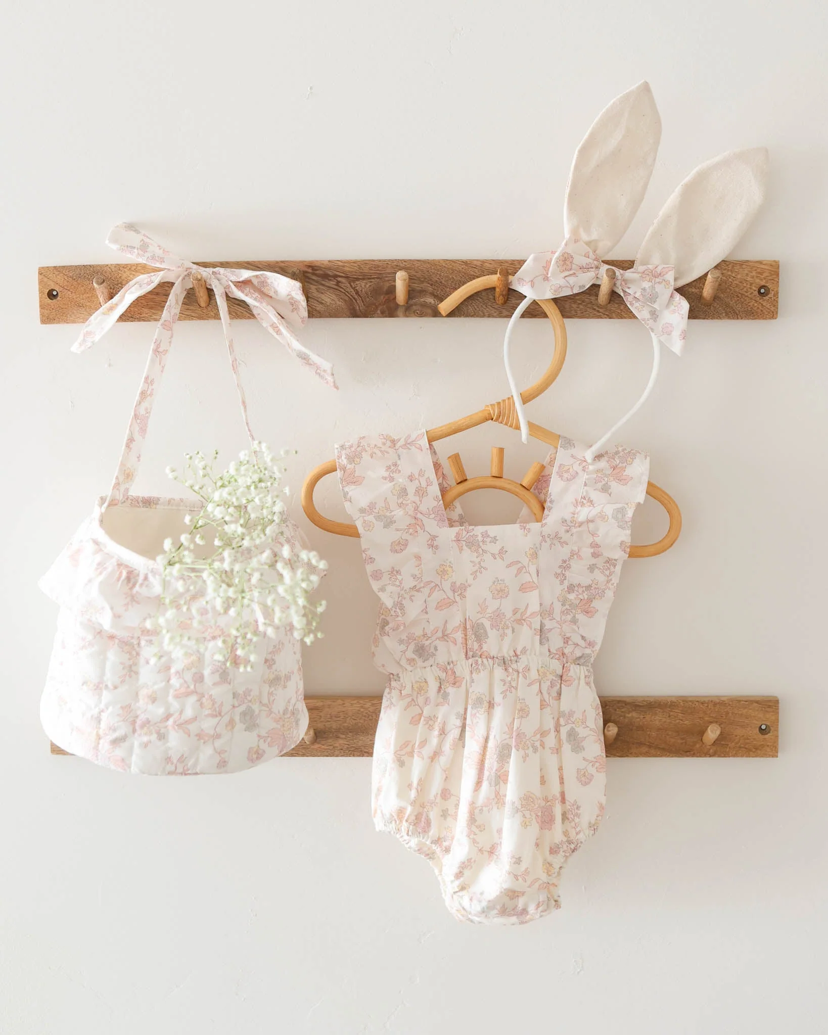 Lucy Romper | Pastel Floral - Image 3