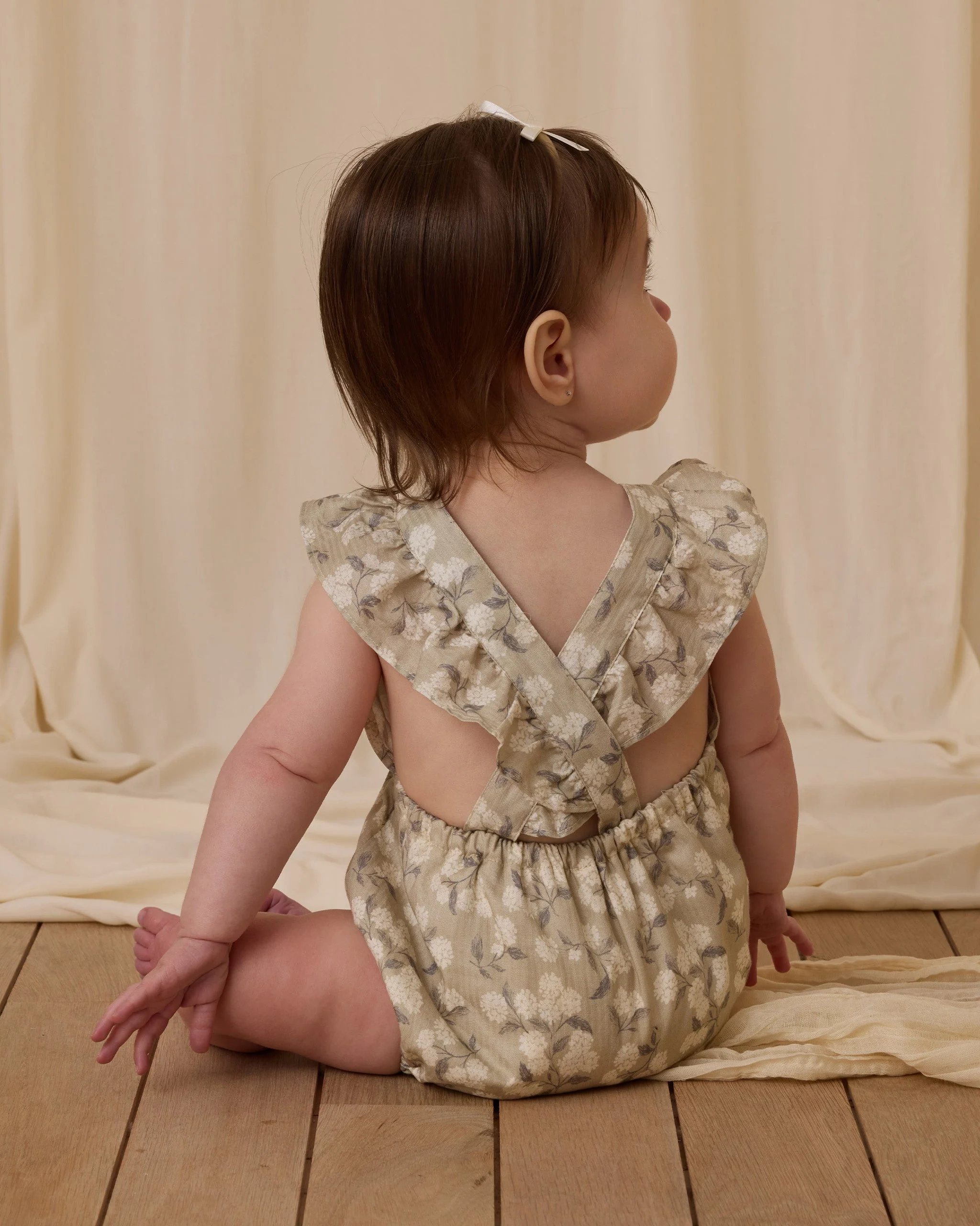 Lucy Romper | Sage Hydrangea - Image 2