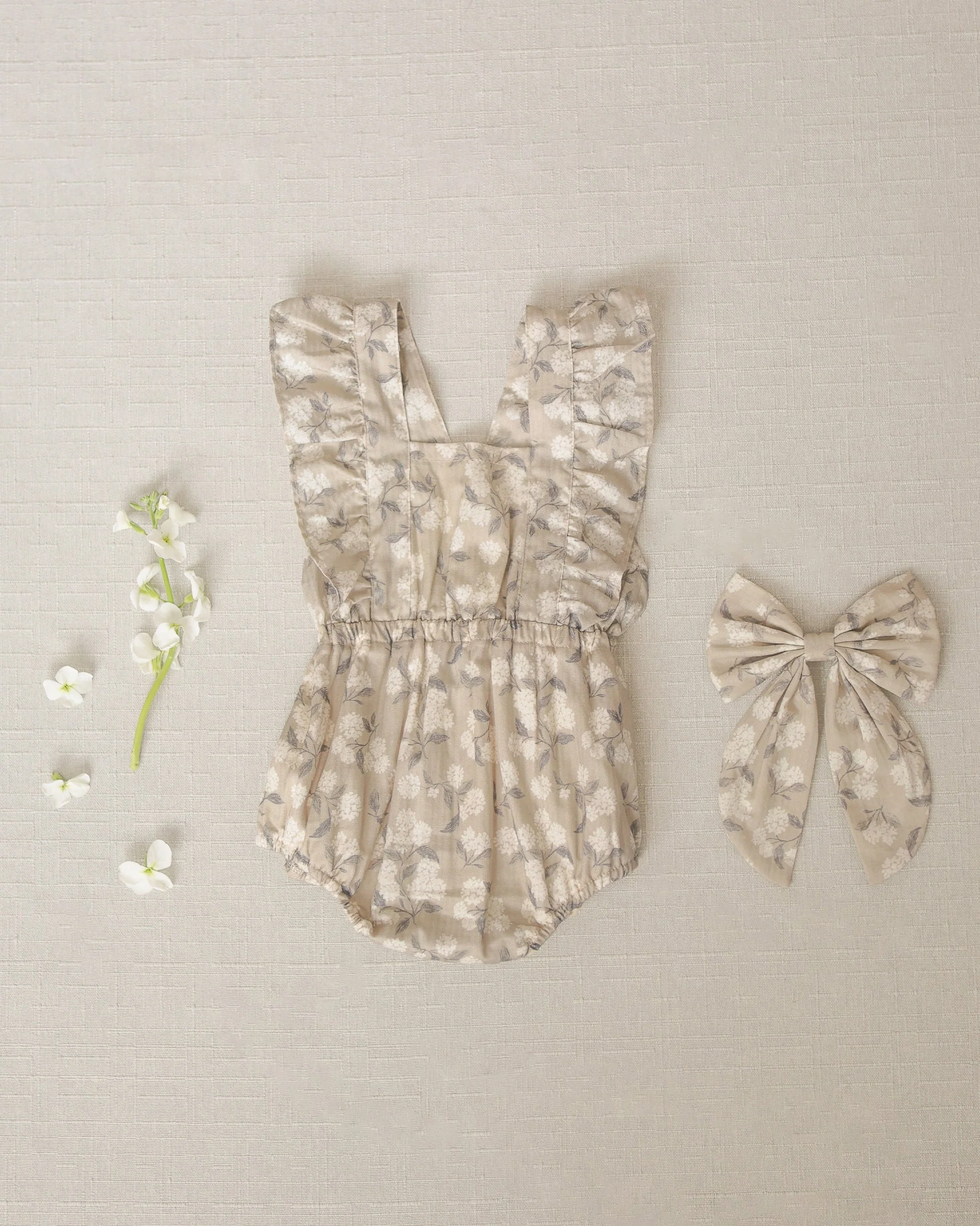 Lucy Romper | Sage Hydrangea - Image 4
