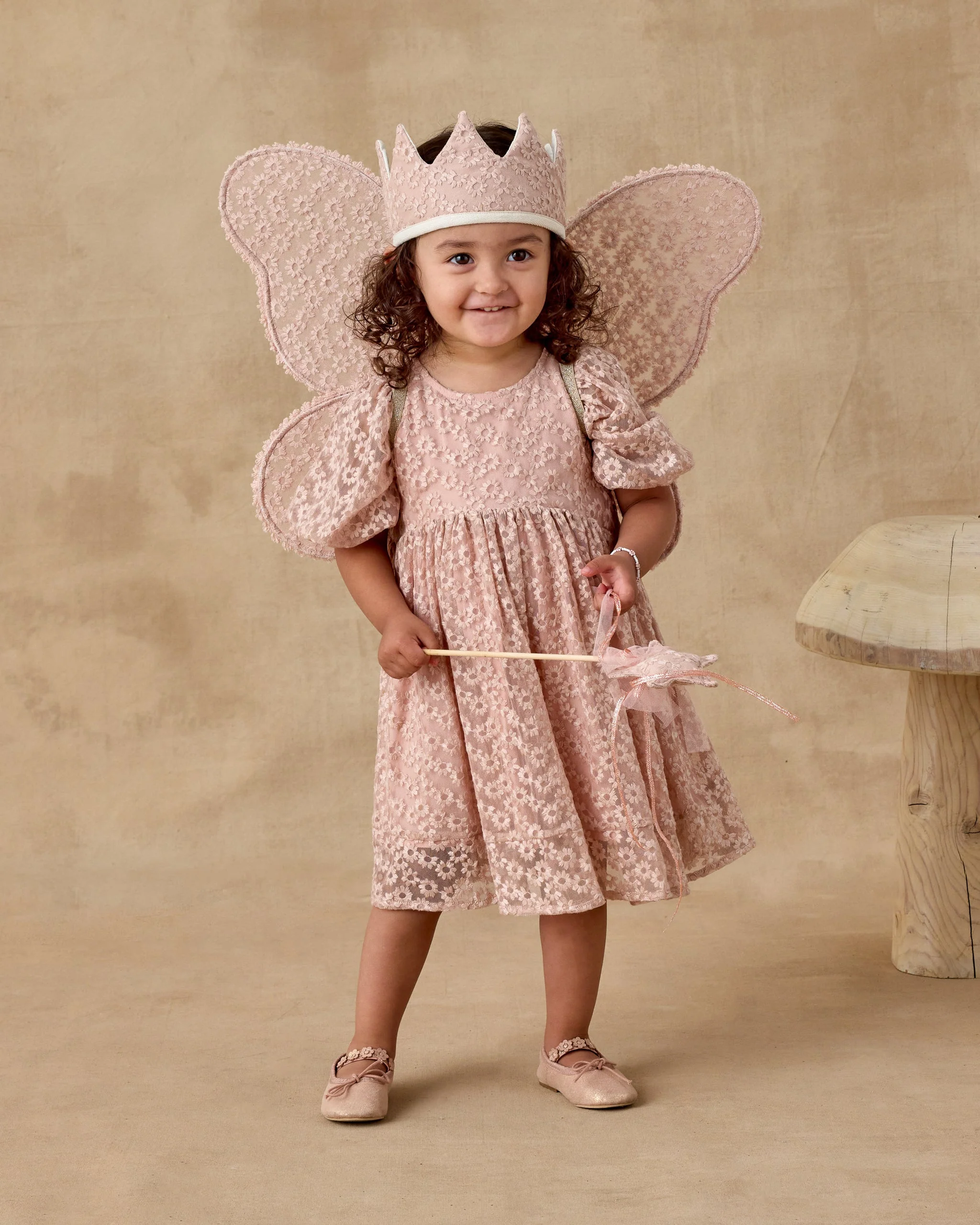 Luna Dress | Rose Embroidered Daisy - Image 2