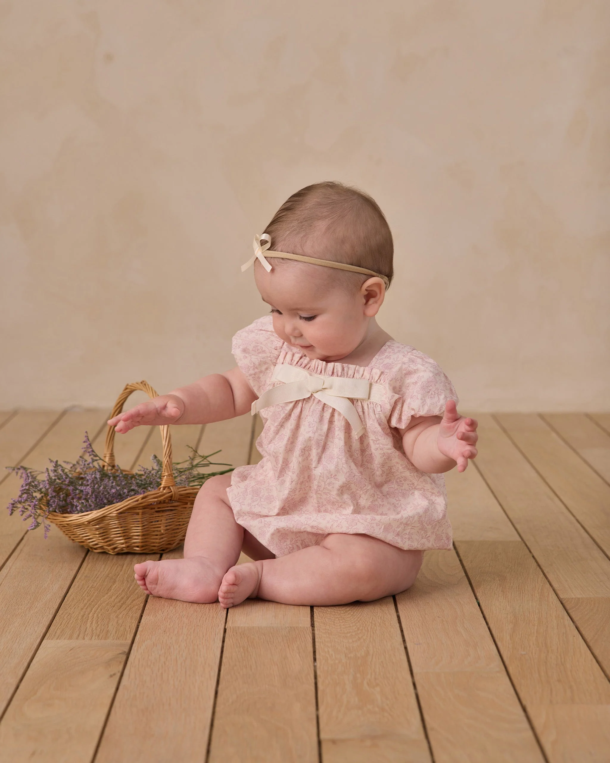 Lyla Romper Lavender Floral - Image 2