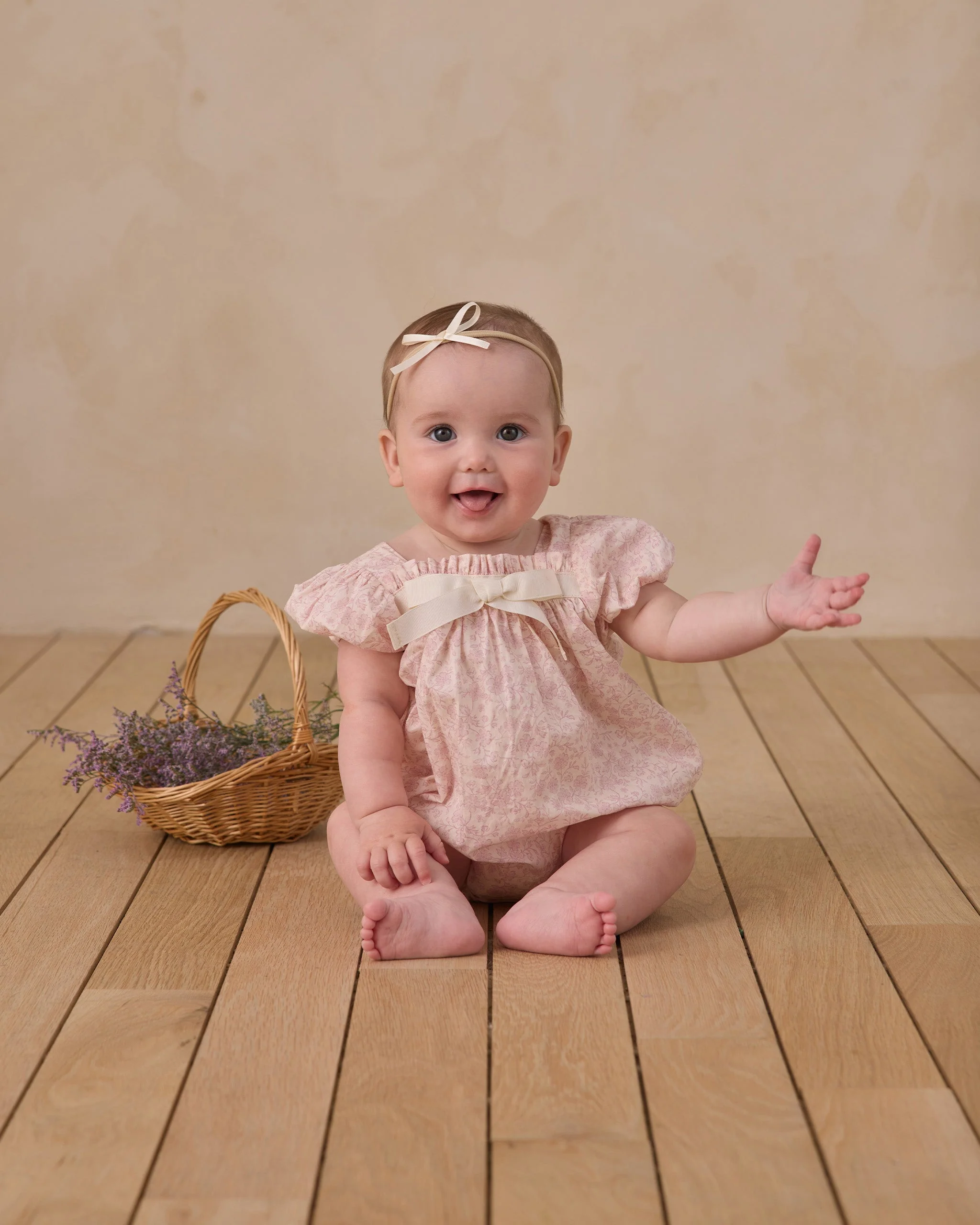 Lyla Romper Lavender Floral - Image 3