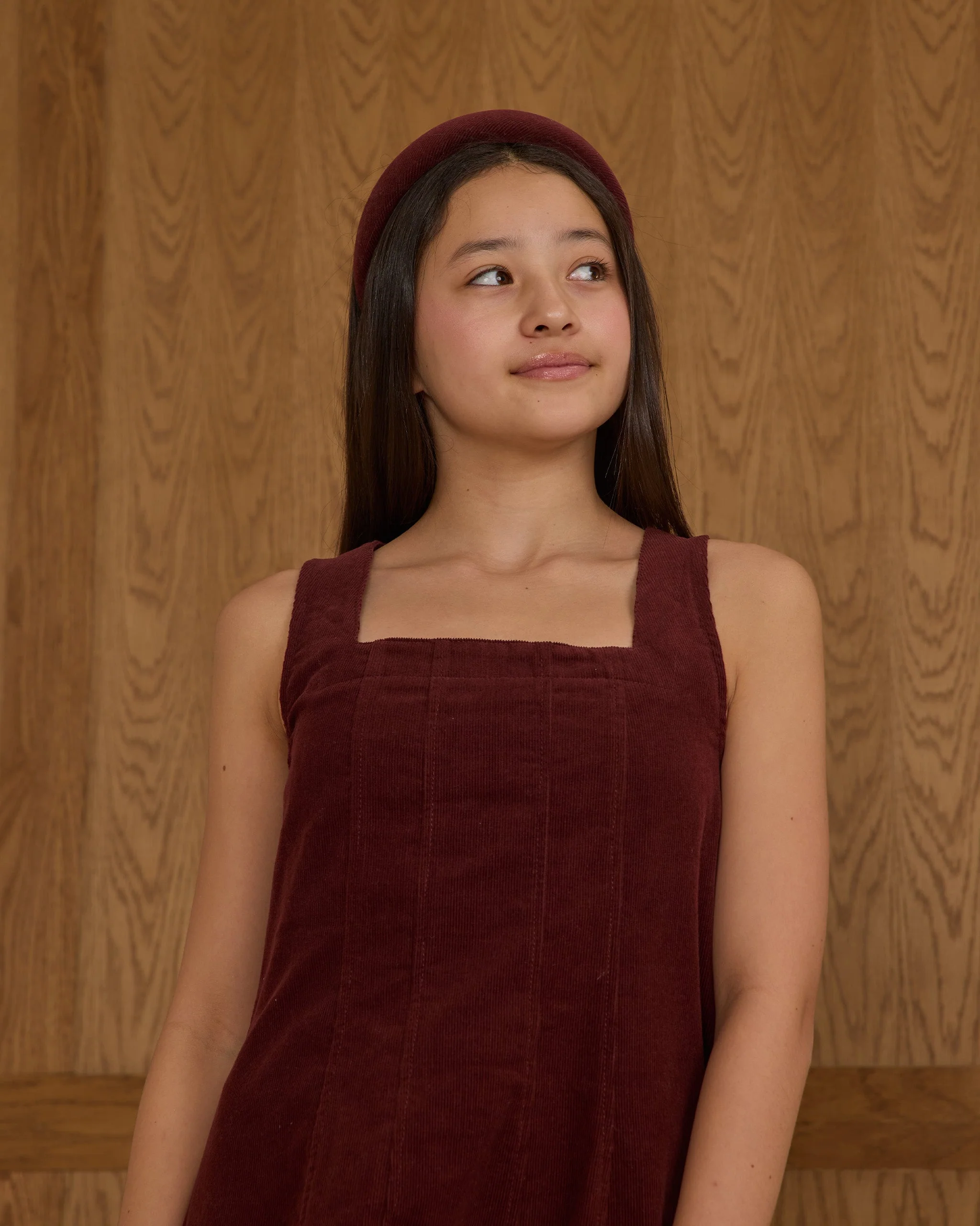 Maeve Mini Dress | Burgundy Teen - Image 3