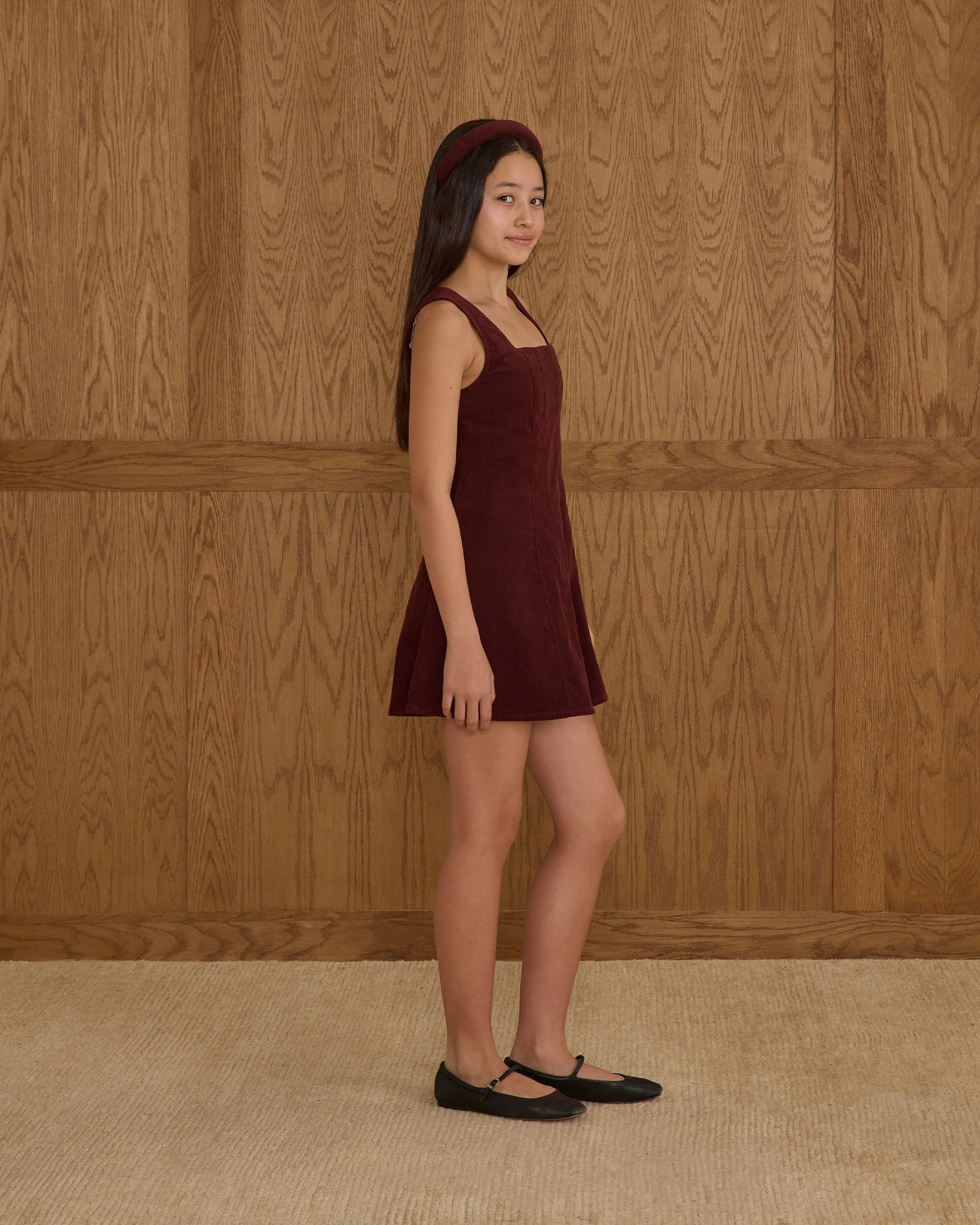 Maeve Mini Dress | Burgundy Teen - Image 4