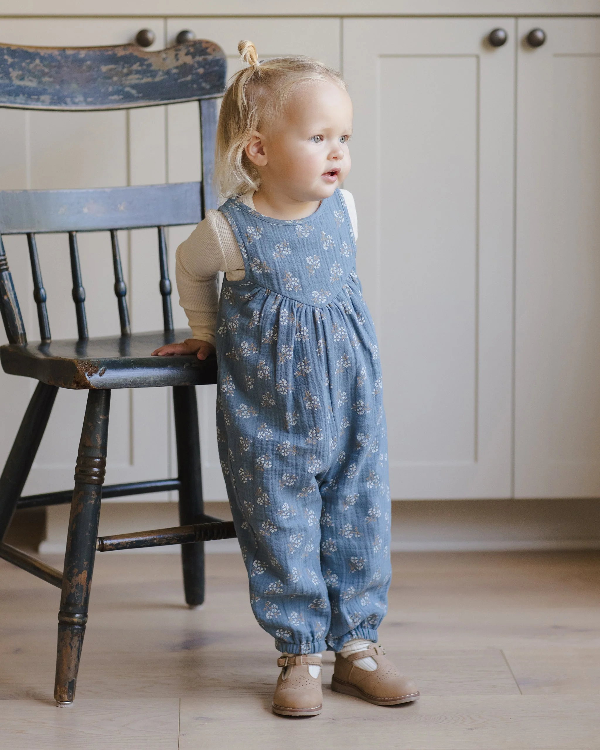 Maisie Overall || Blue Floral - Image 3