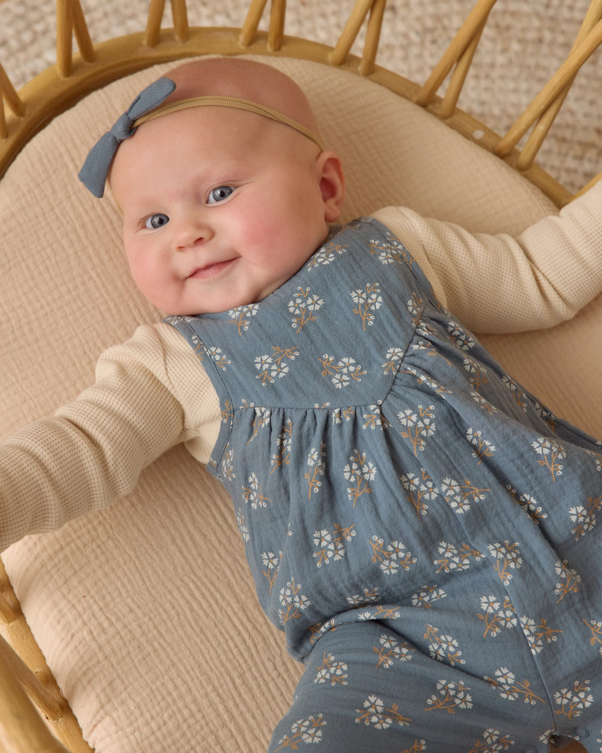 Maisie Overall || Blue Floral - Image 6