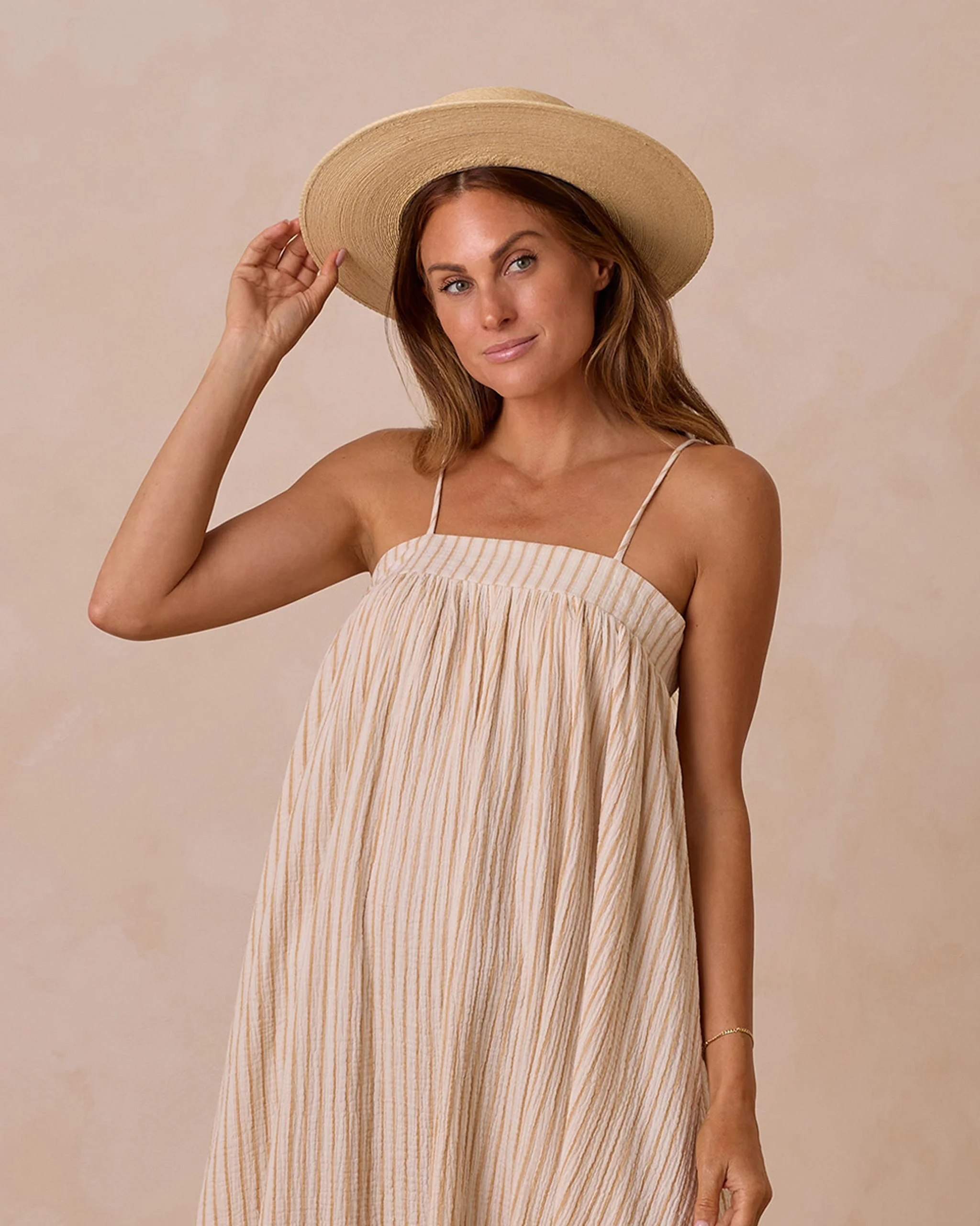 Malea Dress || Marigold Stripe - Image 4