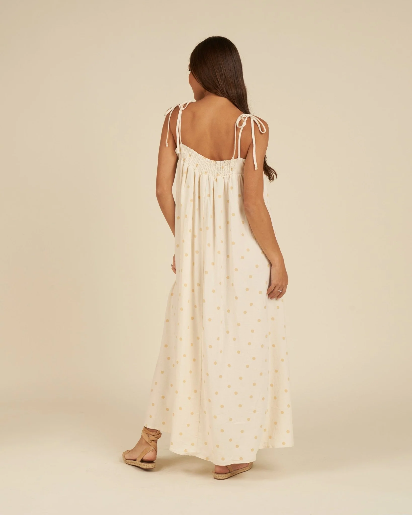 Malea Dress | Yellow Polka Dot - Image 6