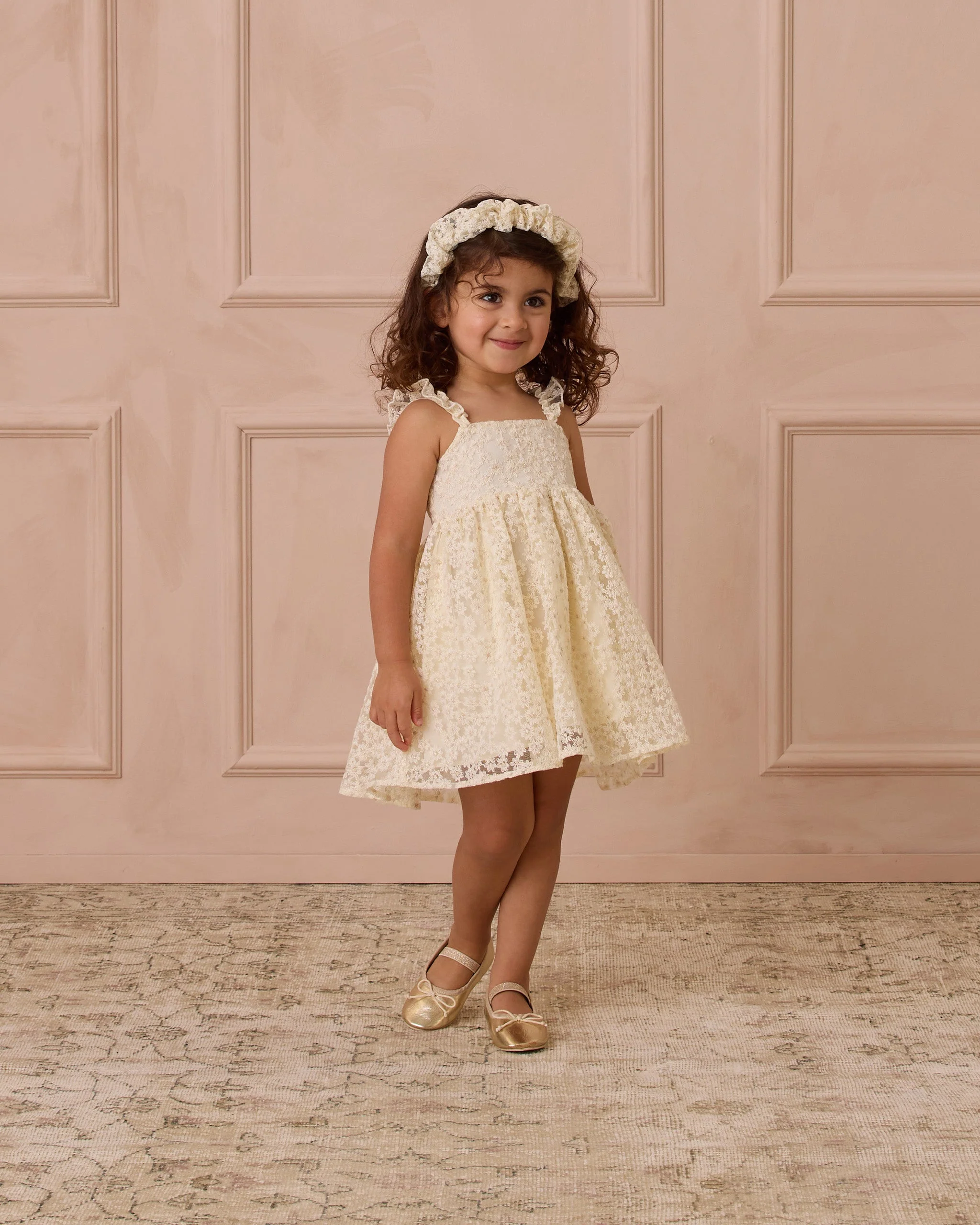 Mara Dress | Embroidered Daisy Tulle - Image 2