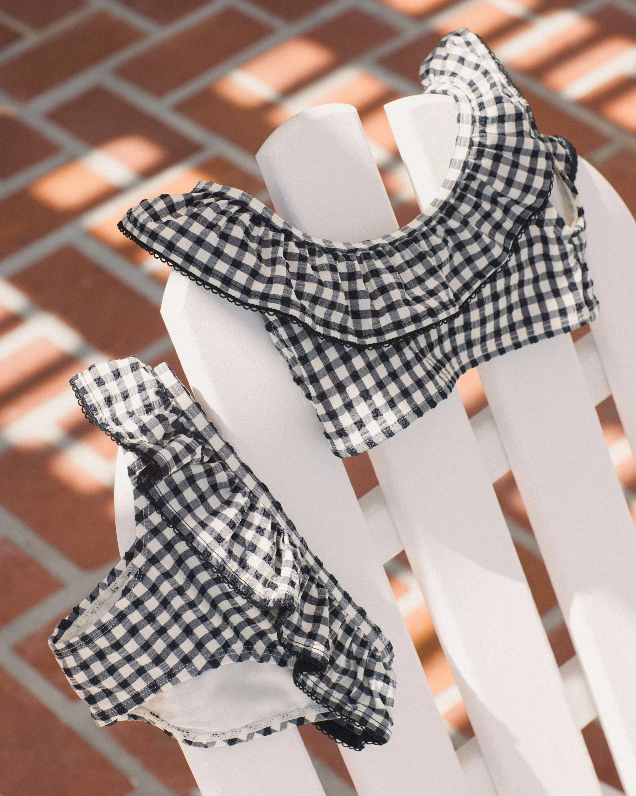 Margot Bikini Black Gingham - Image 6