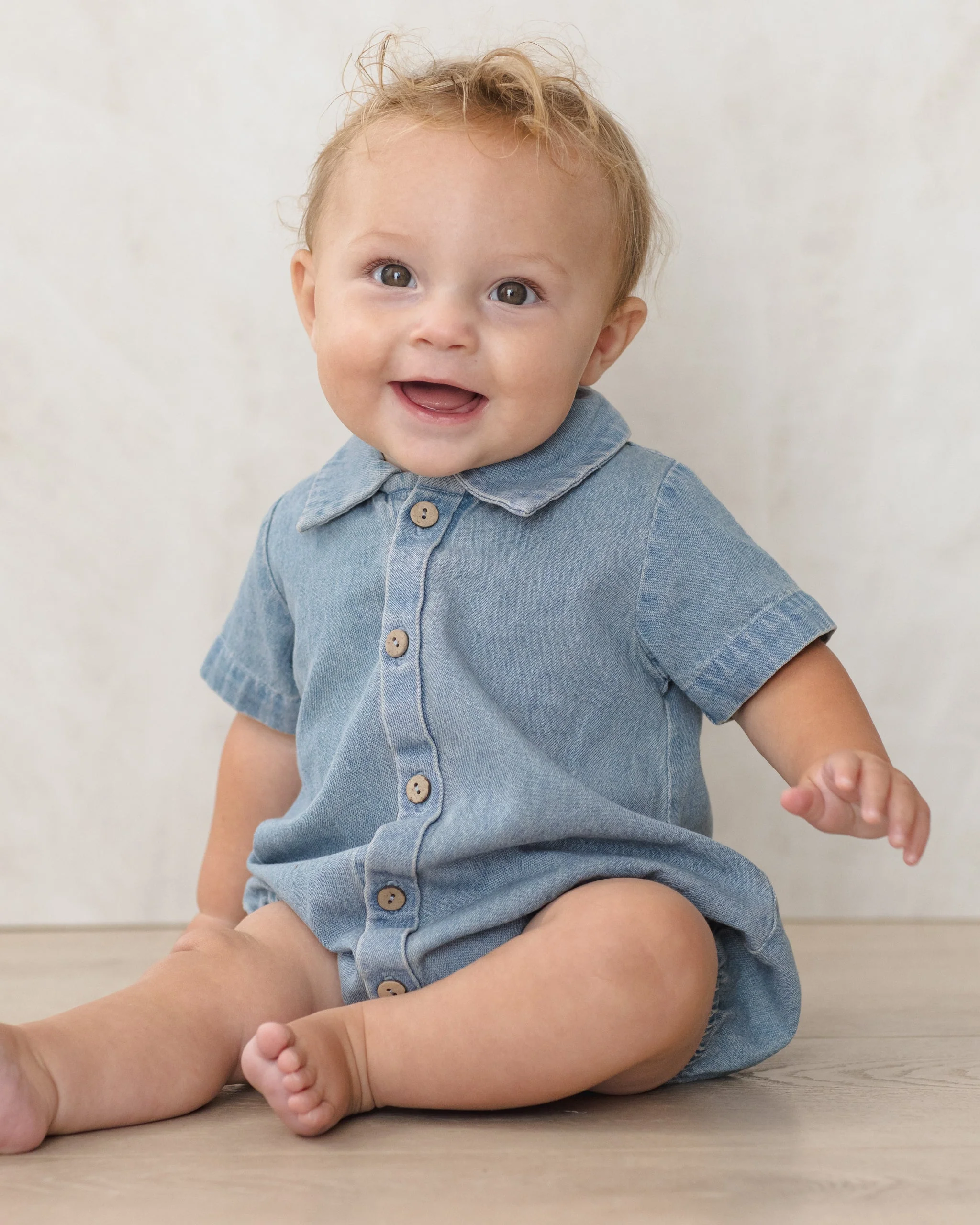 Matteo Romper Lightweight Denim - Image 2