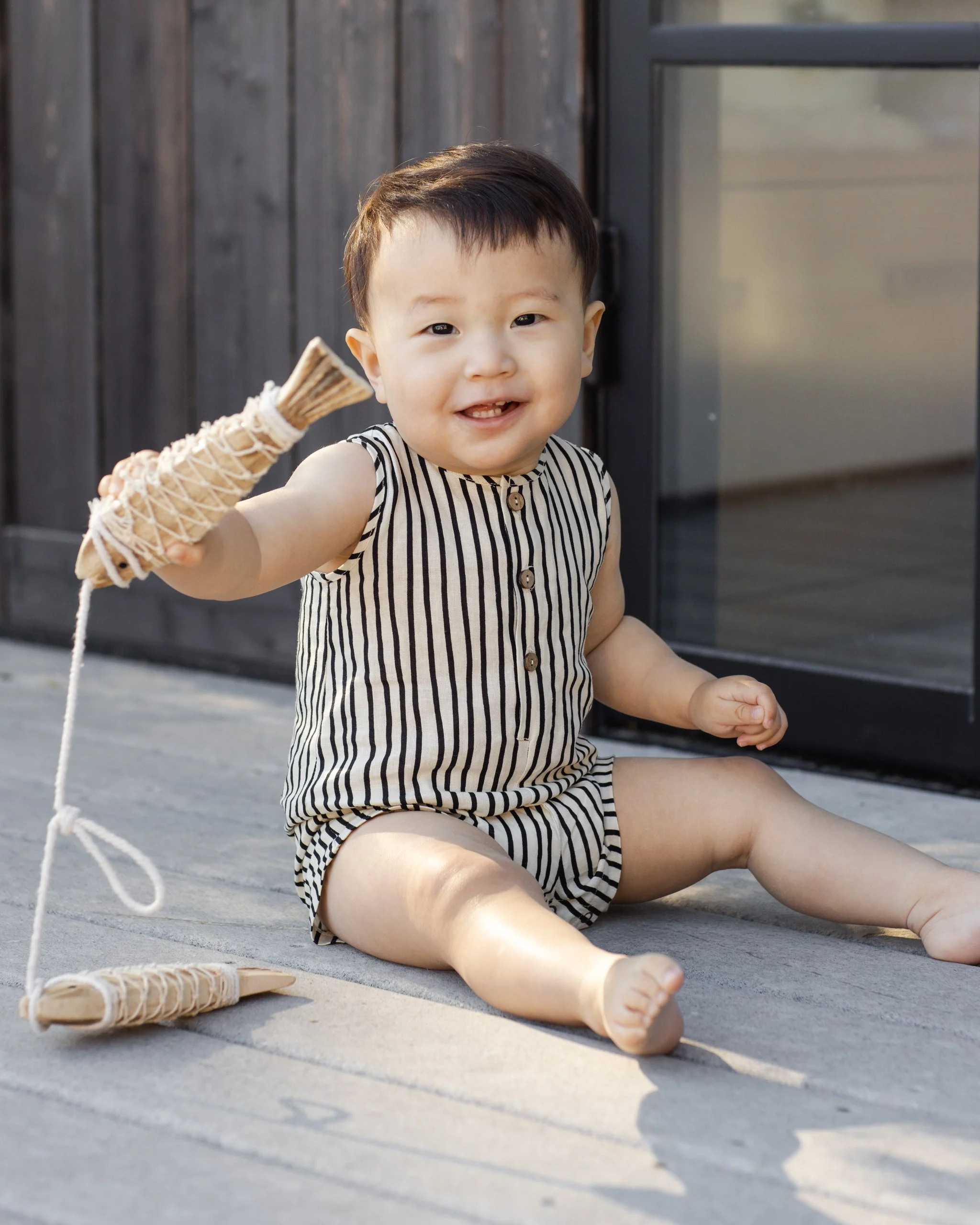 Maverick Romper Wavy Stripe - Image 3