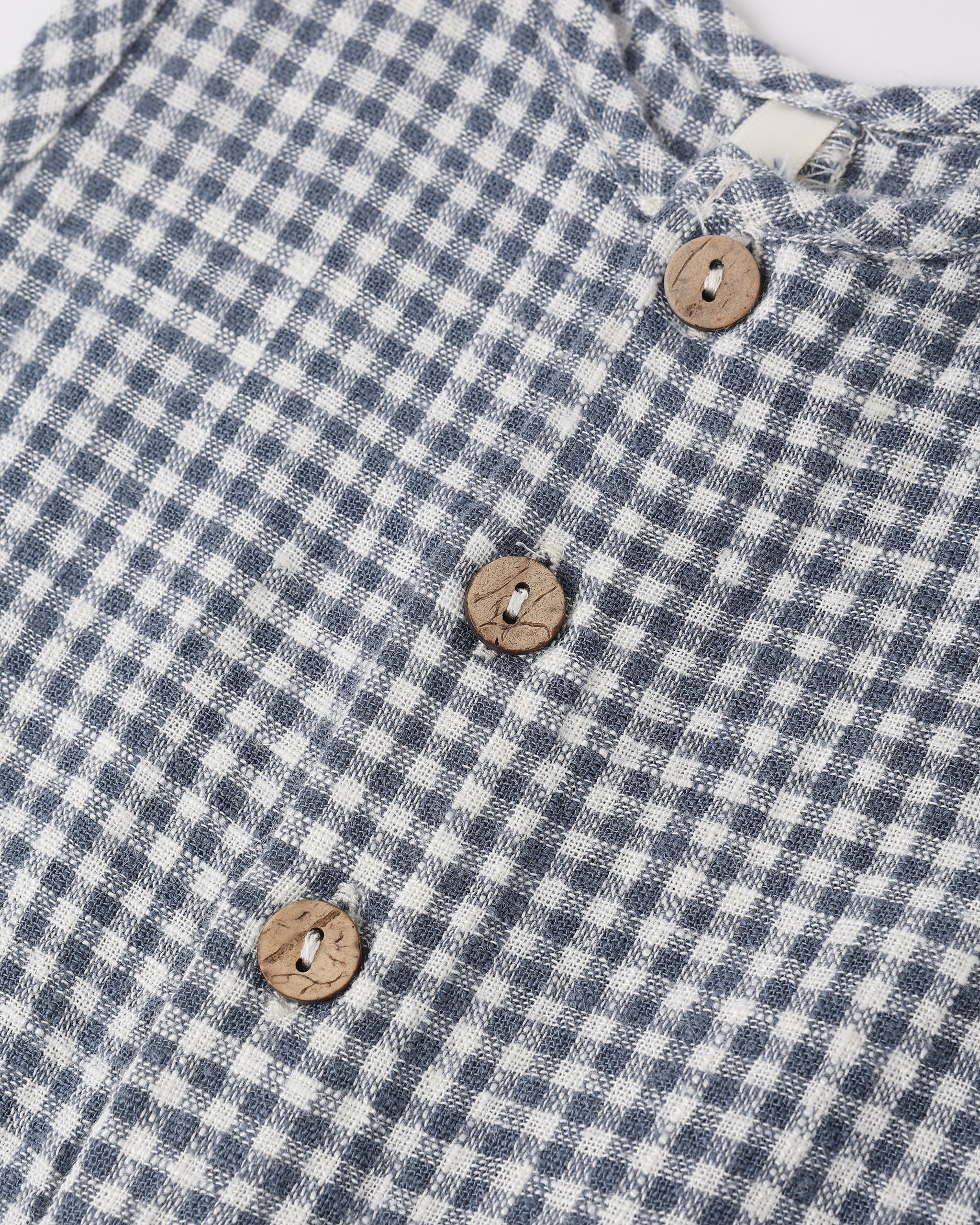 Mavrick Romper Marine Gingham - Image 4