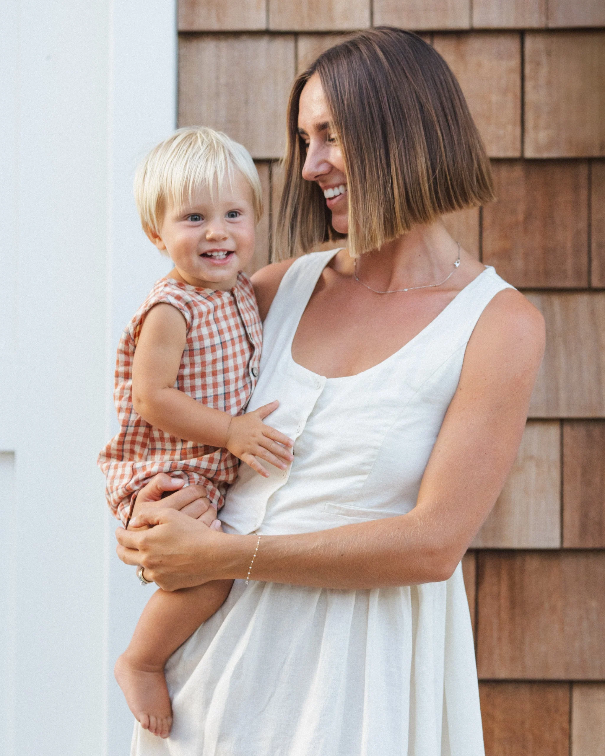 Maverick Romper Poppy Gingham - Image 5