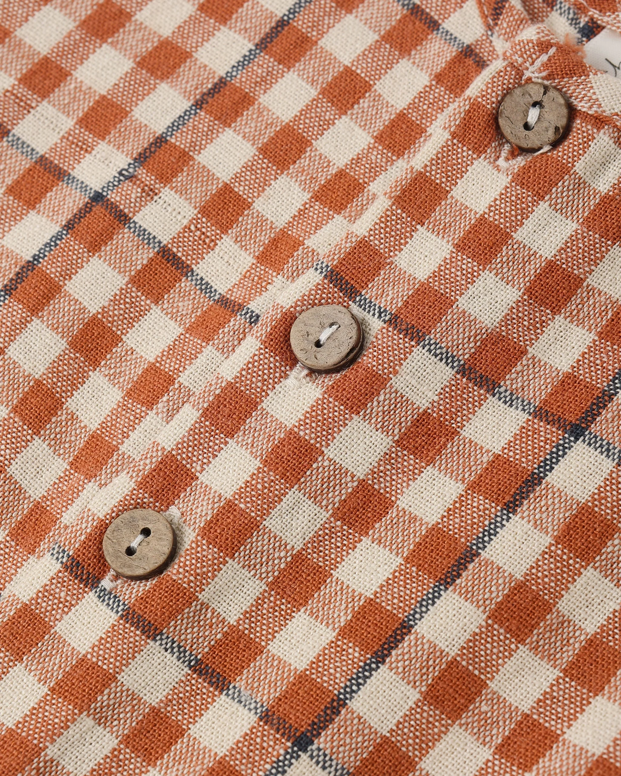 Maverick Romper Poppy Gingham - Image 8